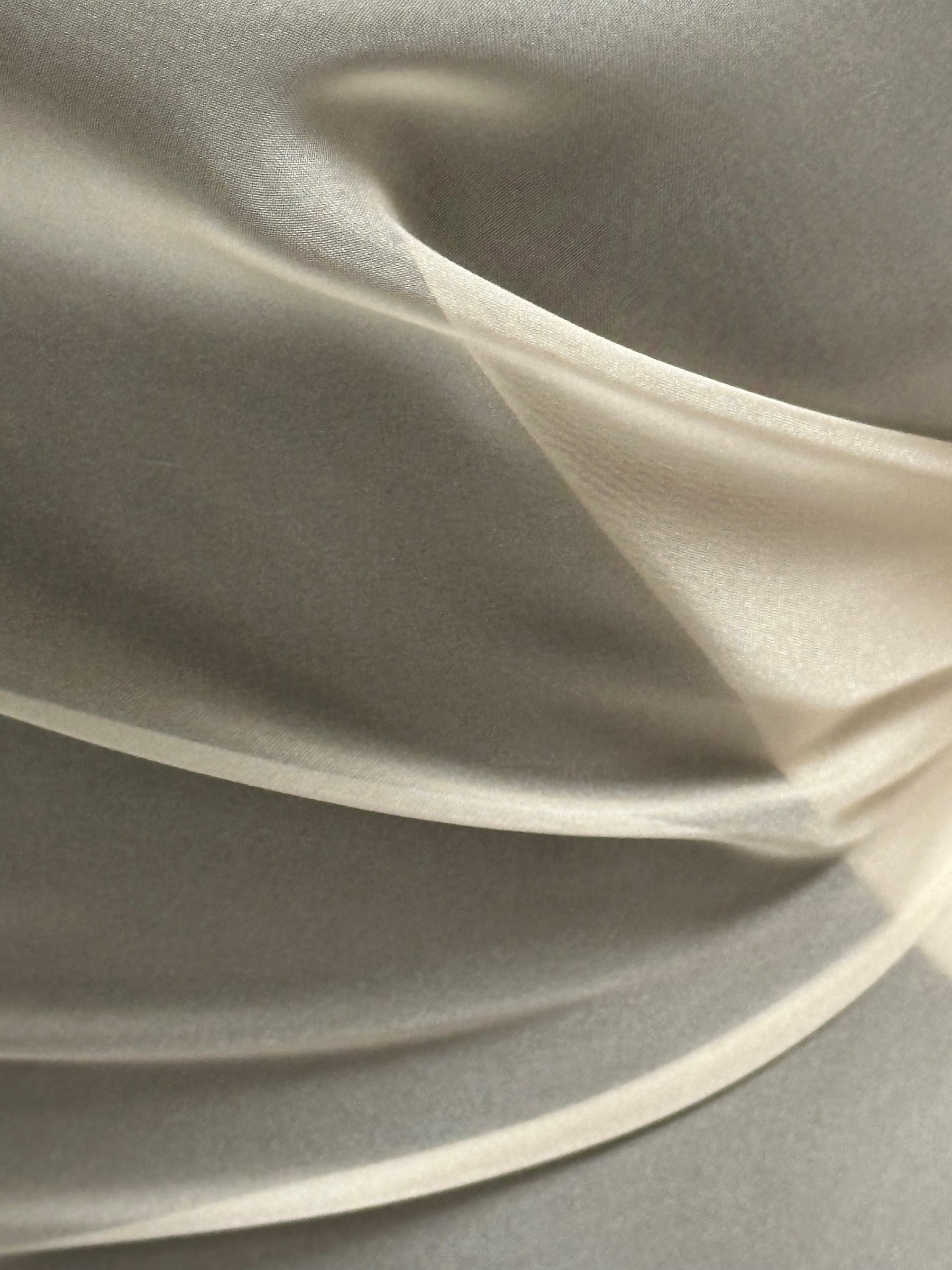 Champagne Polyester Chiffon - Honesty