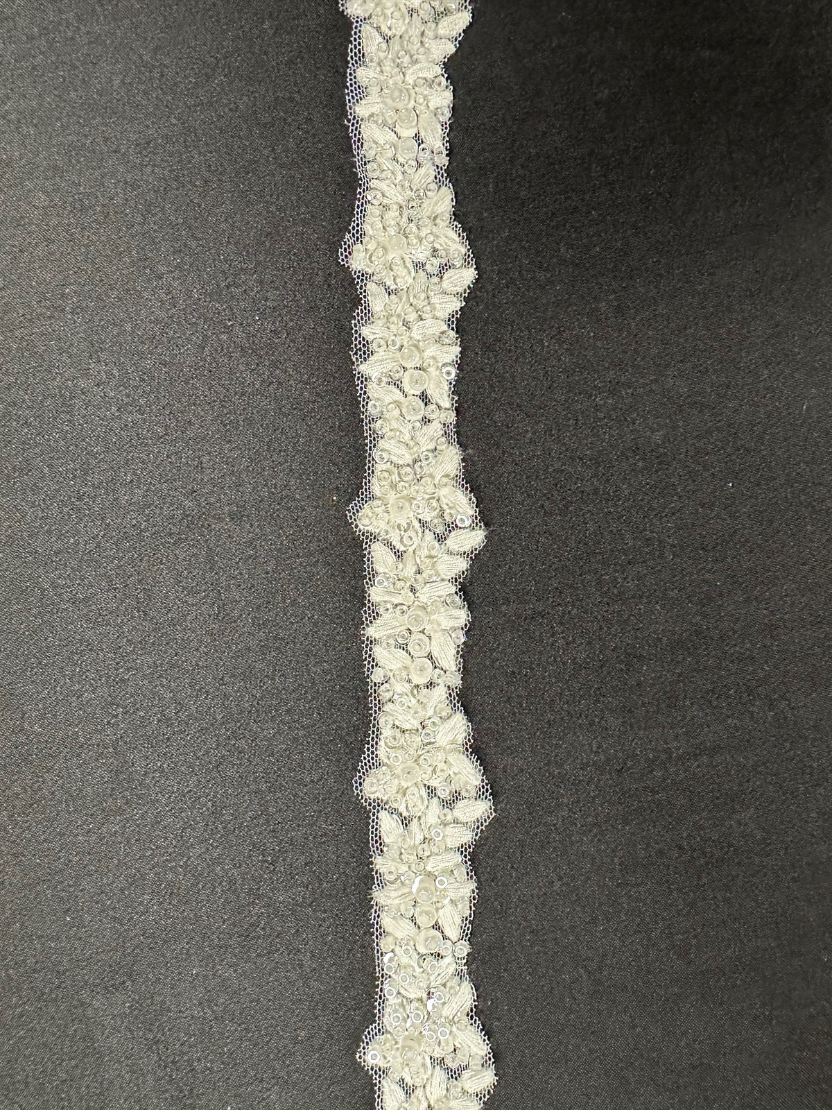 Ivory Beaded Lace Trim – Lior