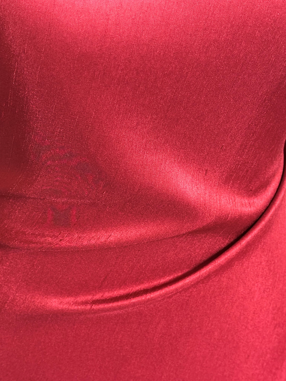 Ruby Polyester Satin Backed Dupion - Clarity