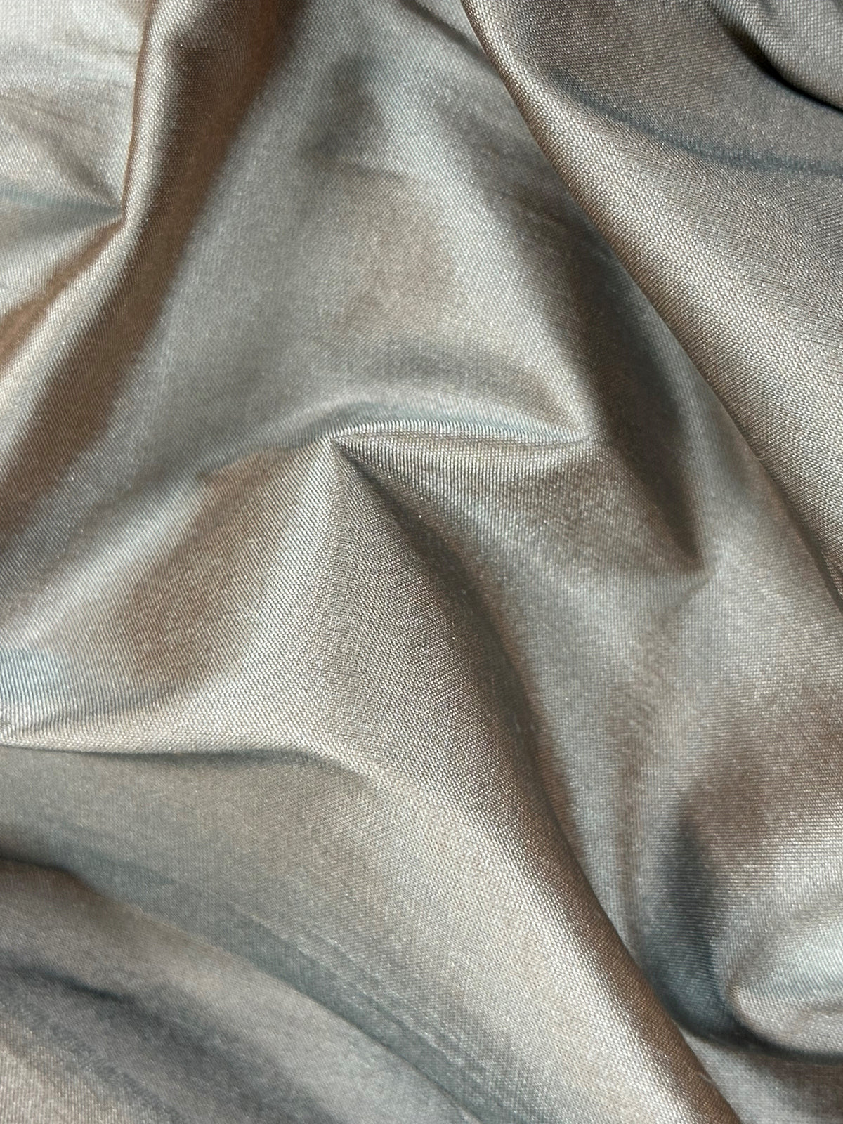 Steel Grey Silk Dupion - Masquerade