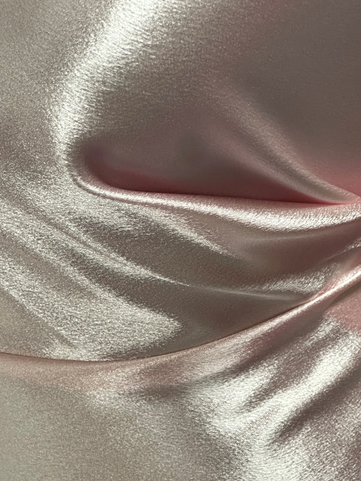 Pink Polyester Crepe Back Satin - Desire
