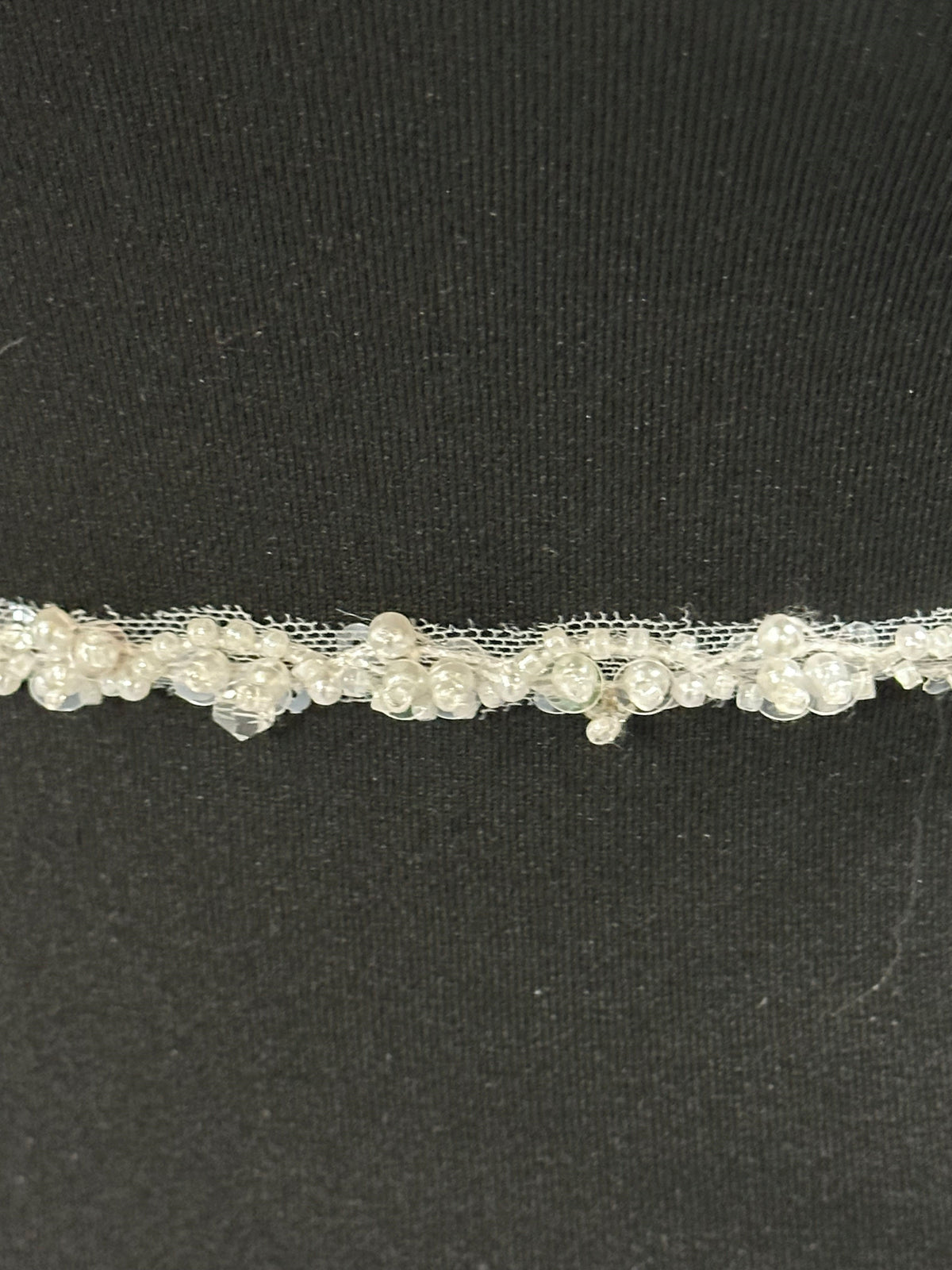 Ivory Beaded Lace Trim - Orbit