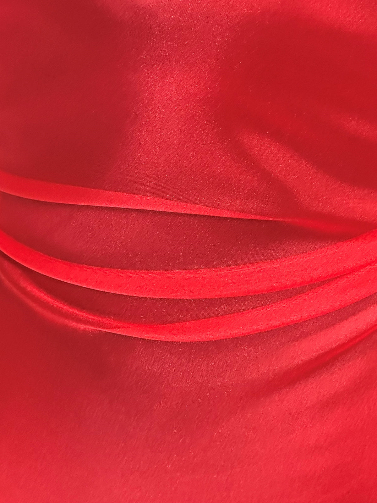 Red Polyester Chiffon - Honesty