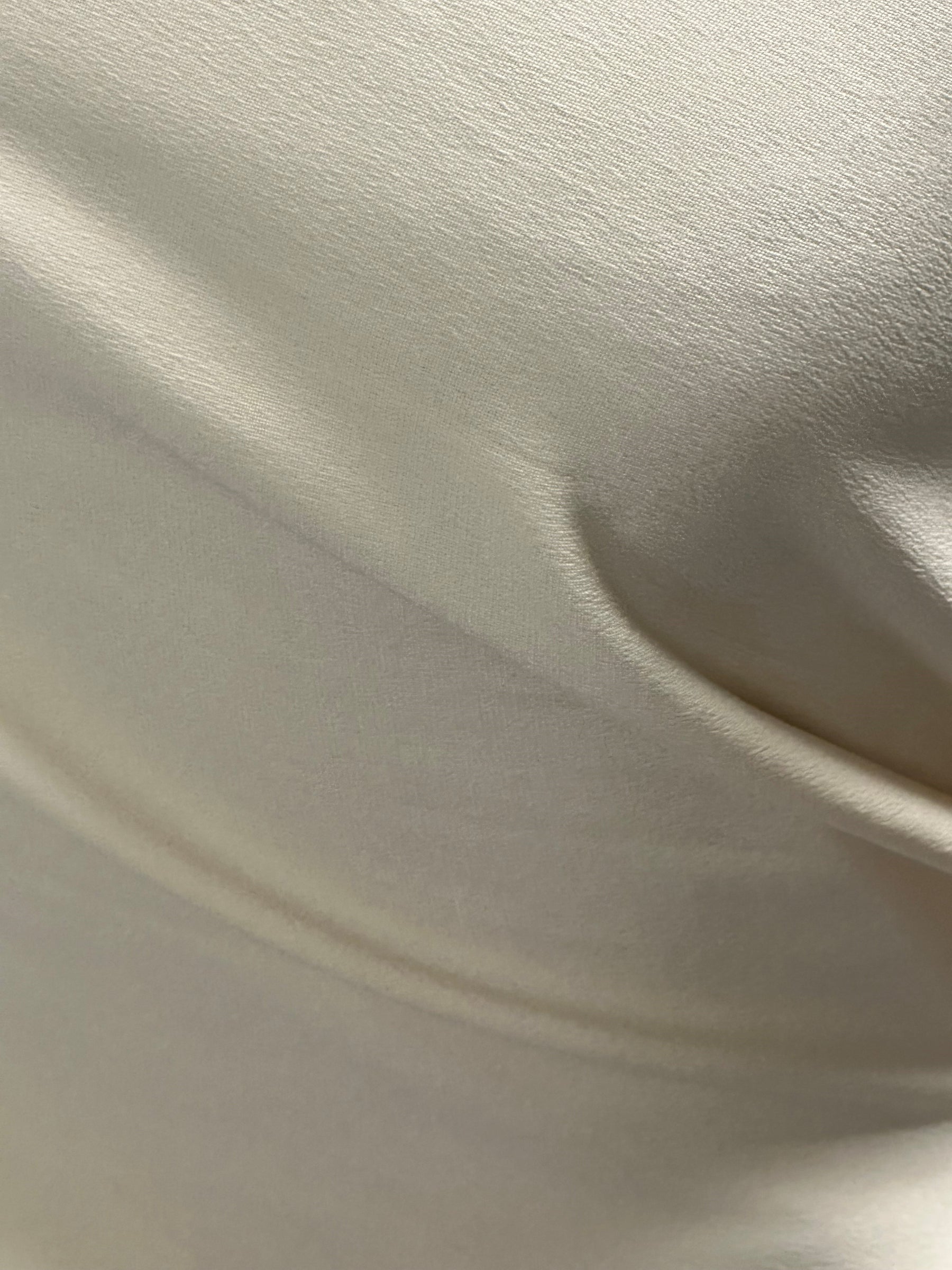 Cream Silk Double Crepe - Temptation