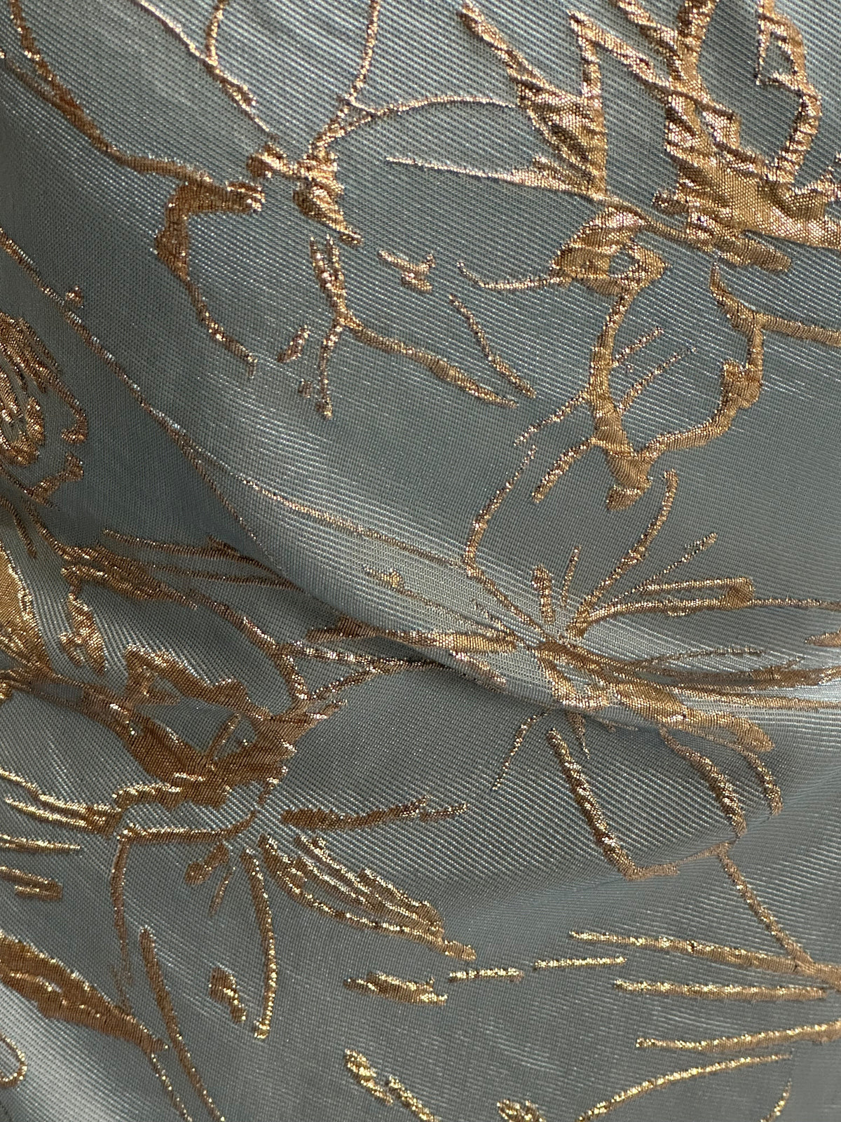 Pale Blue Jacquard Brocade - Calamity