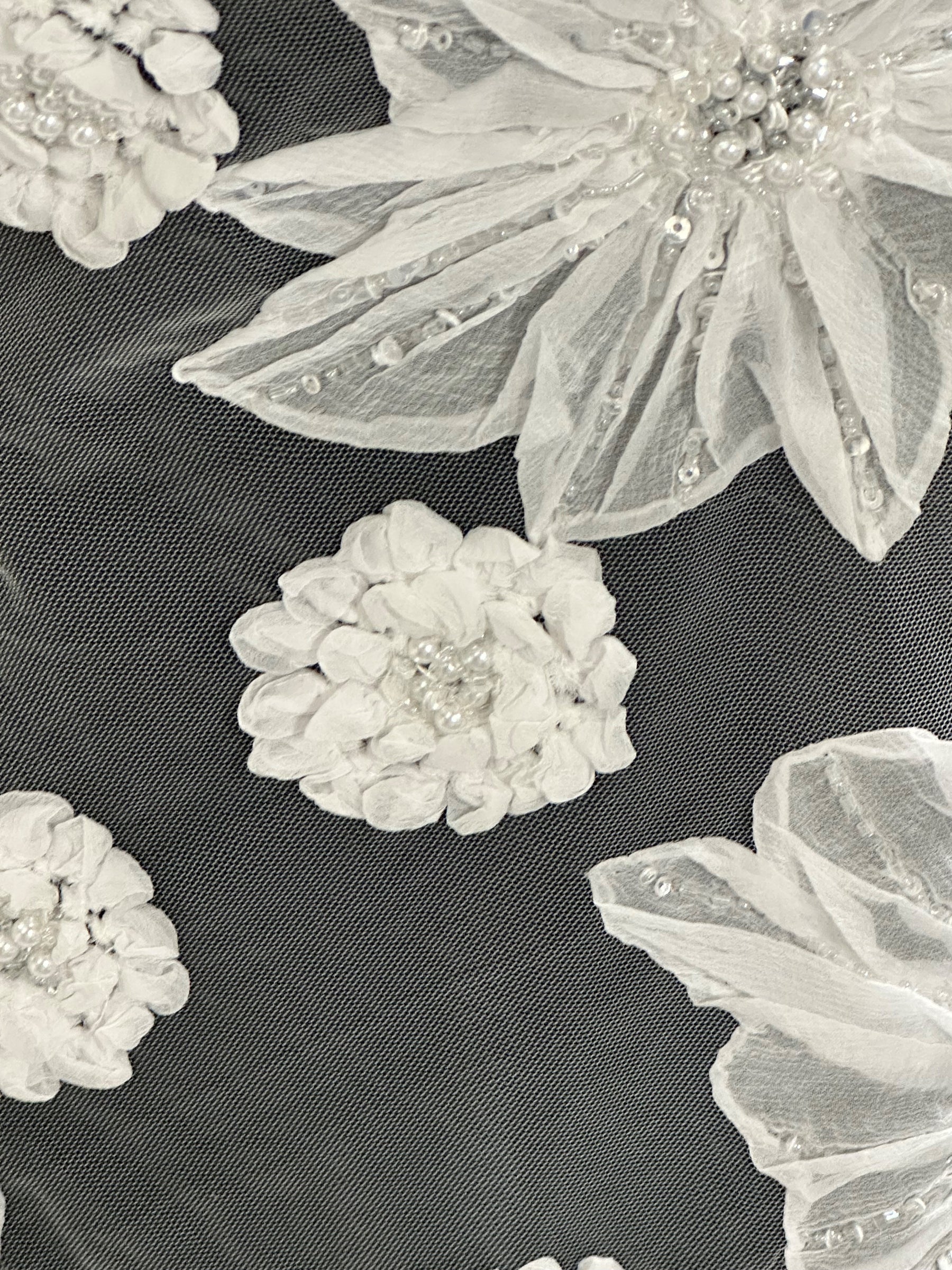 Ivory Floral Lace - Jude
