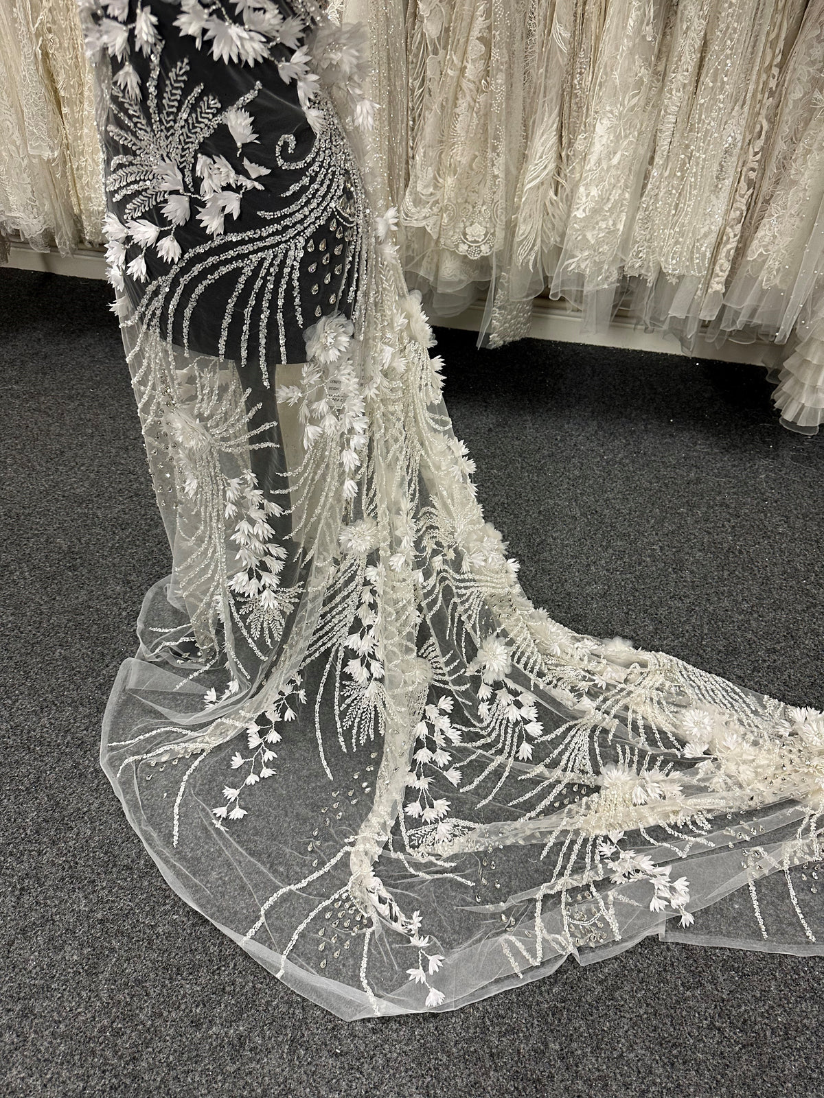 Ivory 3D Bridal Lace - Winnifred