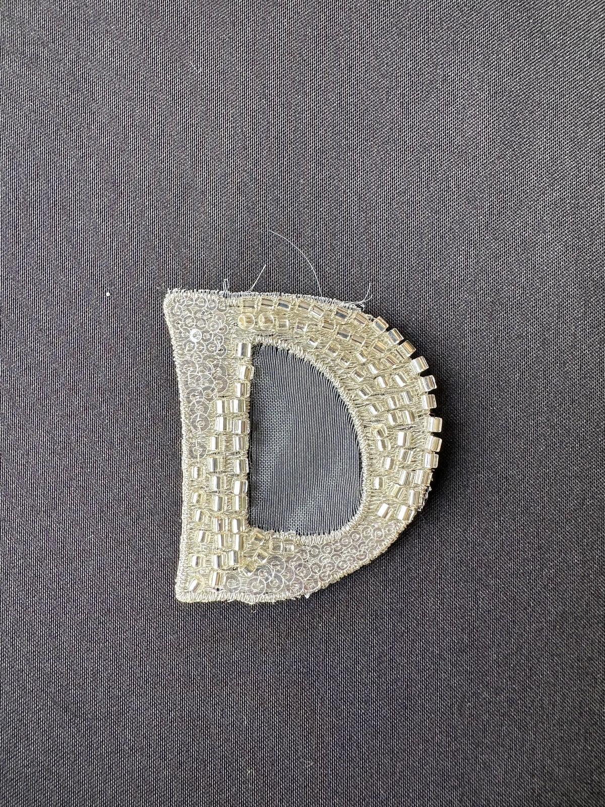 Beaded Letter D
