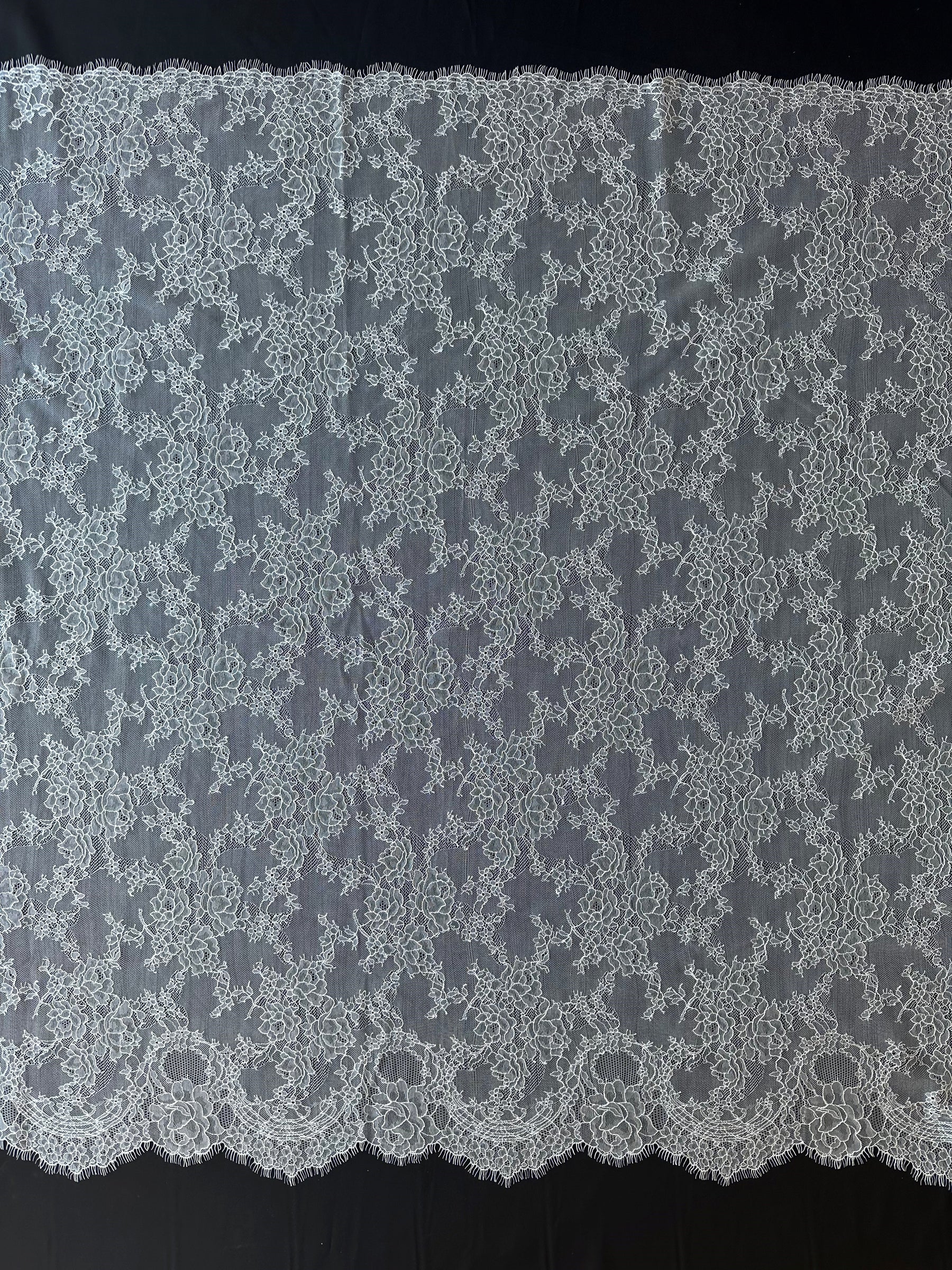 Ivory Chantilly Lace - Camden