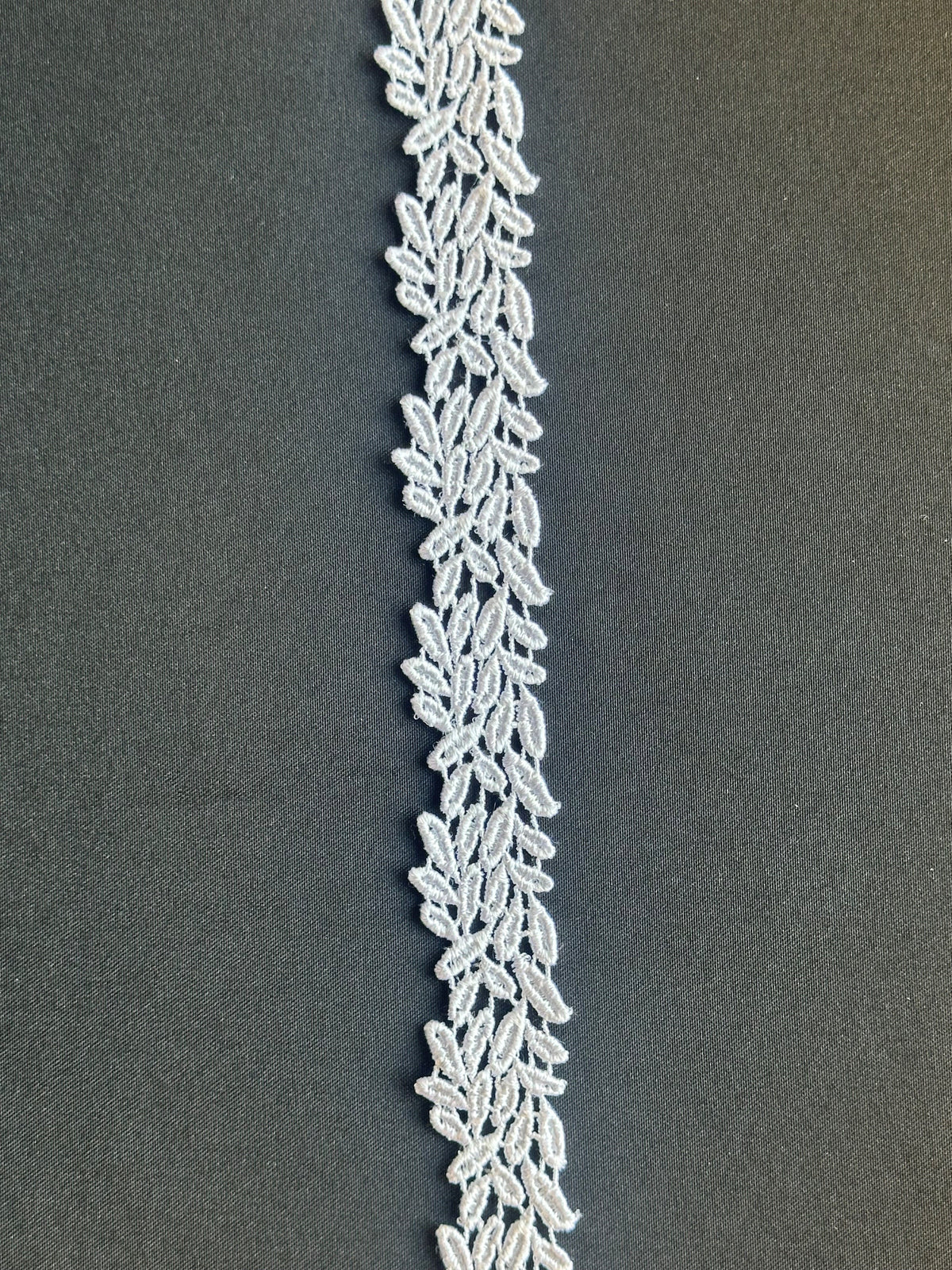 White Guipure Lace Trim - Claudia