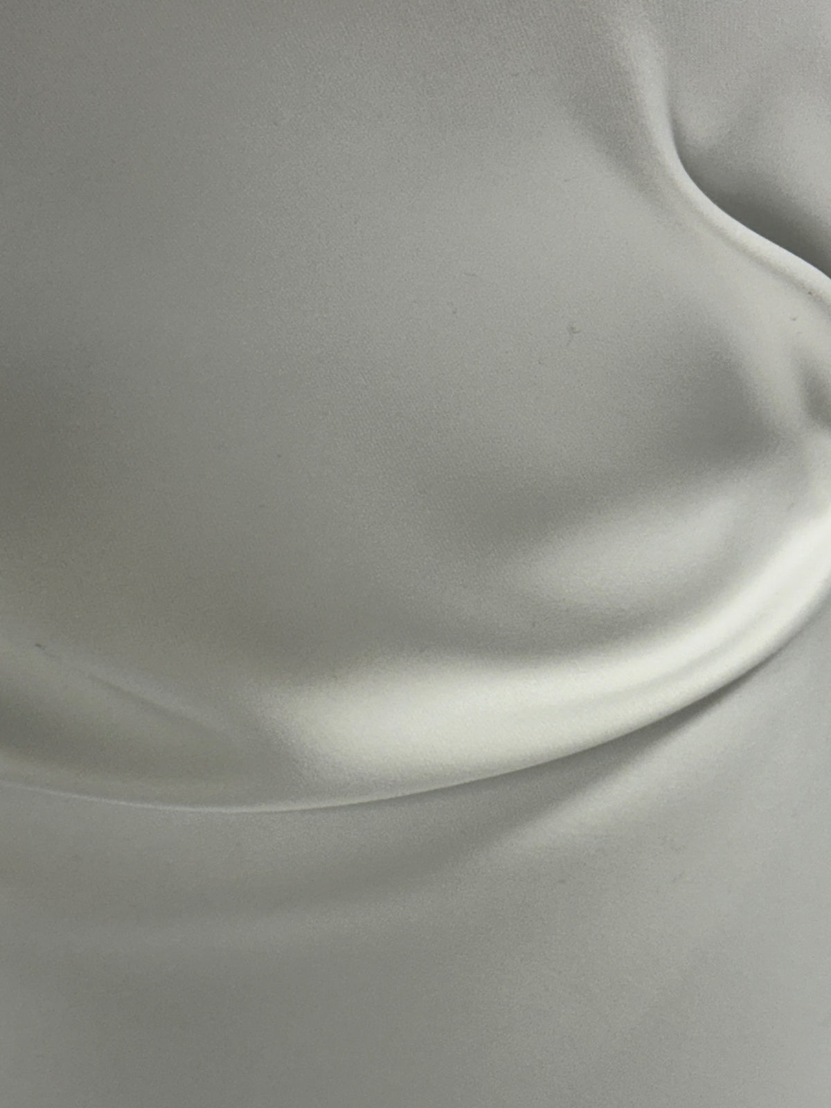 Diamond White Polyester Heavy Satin - Queen