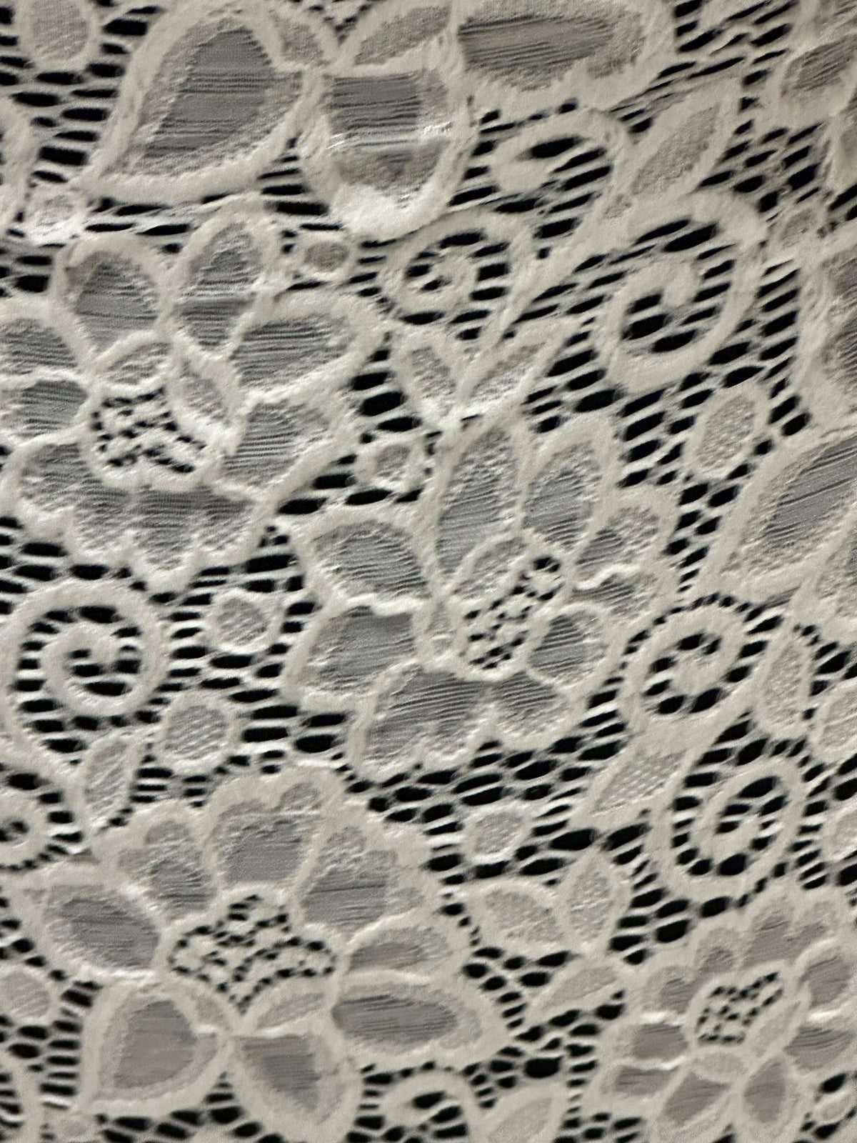 Ivory Stretch Guipure Lace - Laud