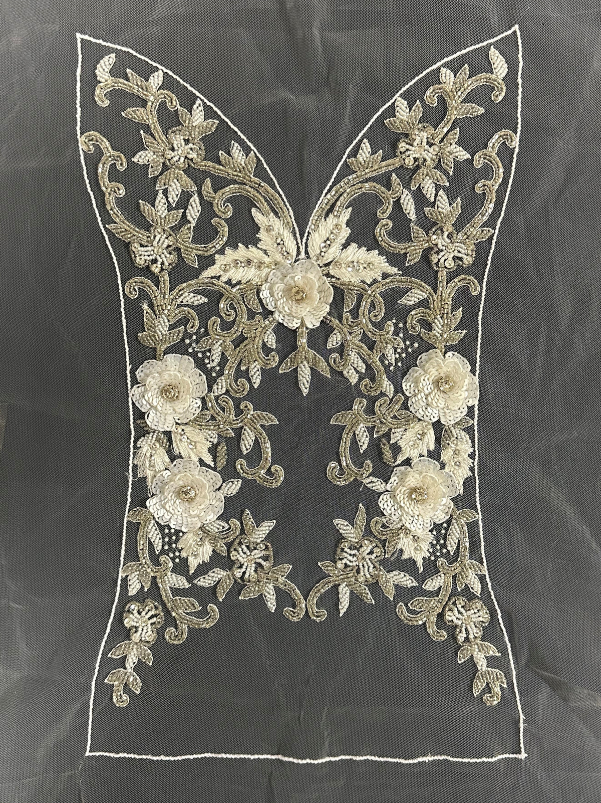 Crystal Bodice Motif - Calm