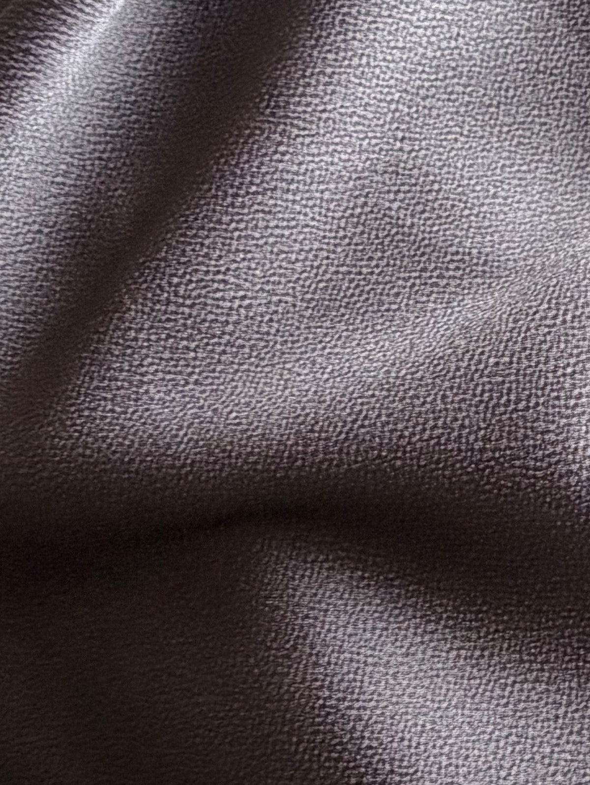 Dark Grey Polyester Crepe - Temple