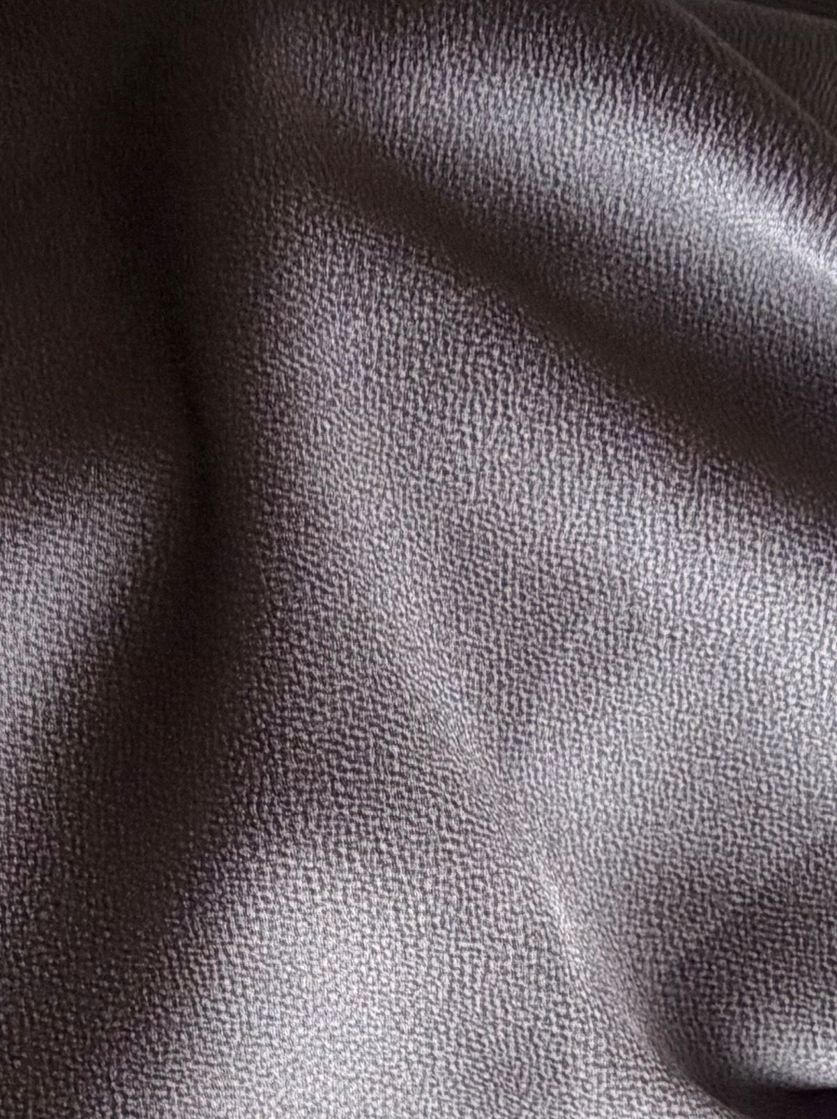 Dark Grey Polyester Crepe - Temple