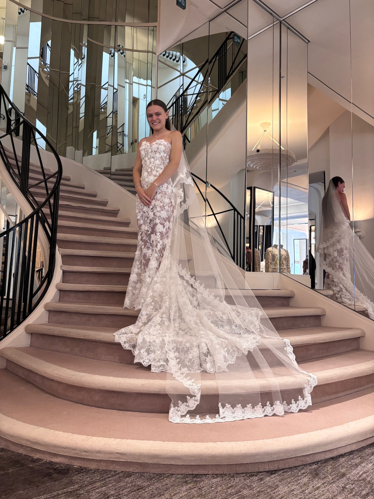 Ivory Beaded Lace - Camille