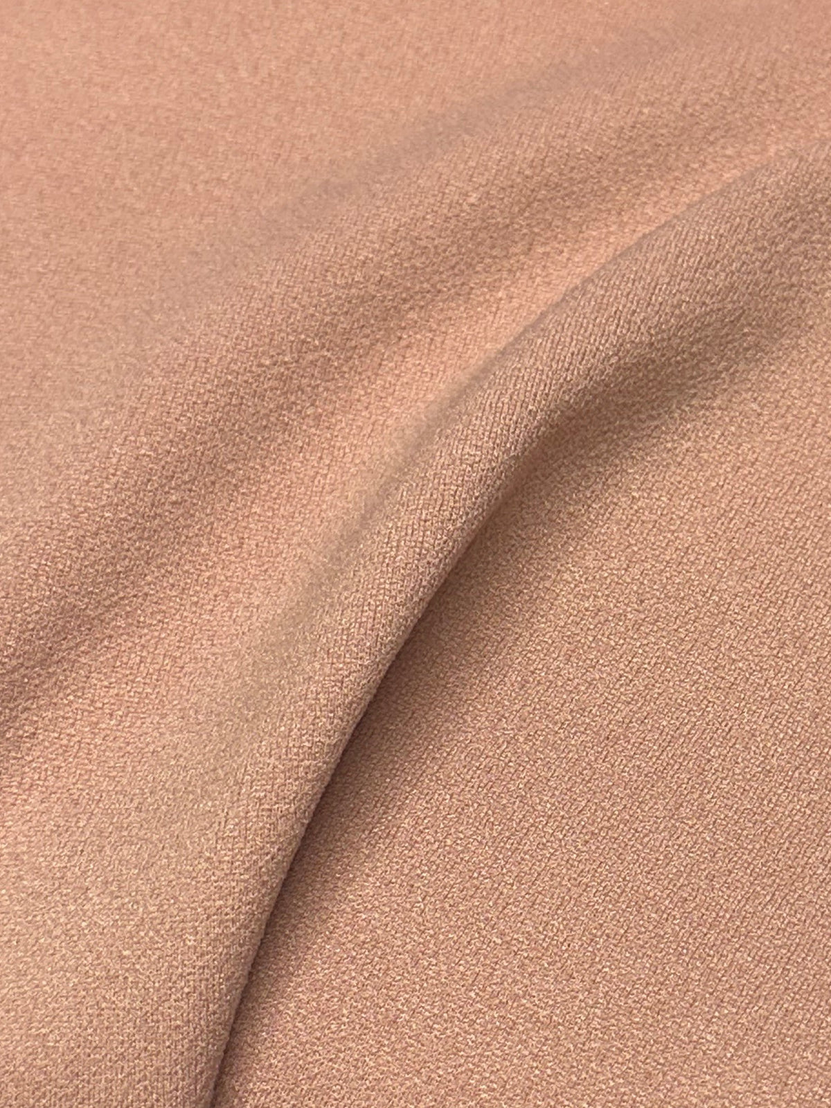 Dusty Pink Stretch Scuba Crepe - Farne