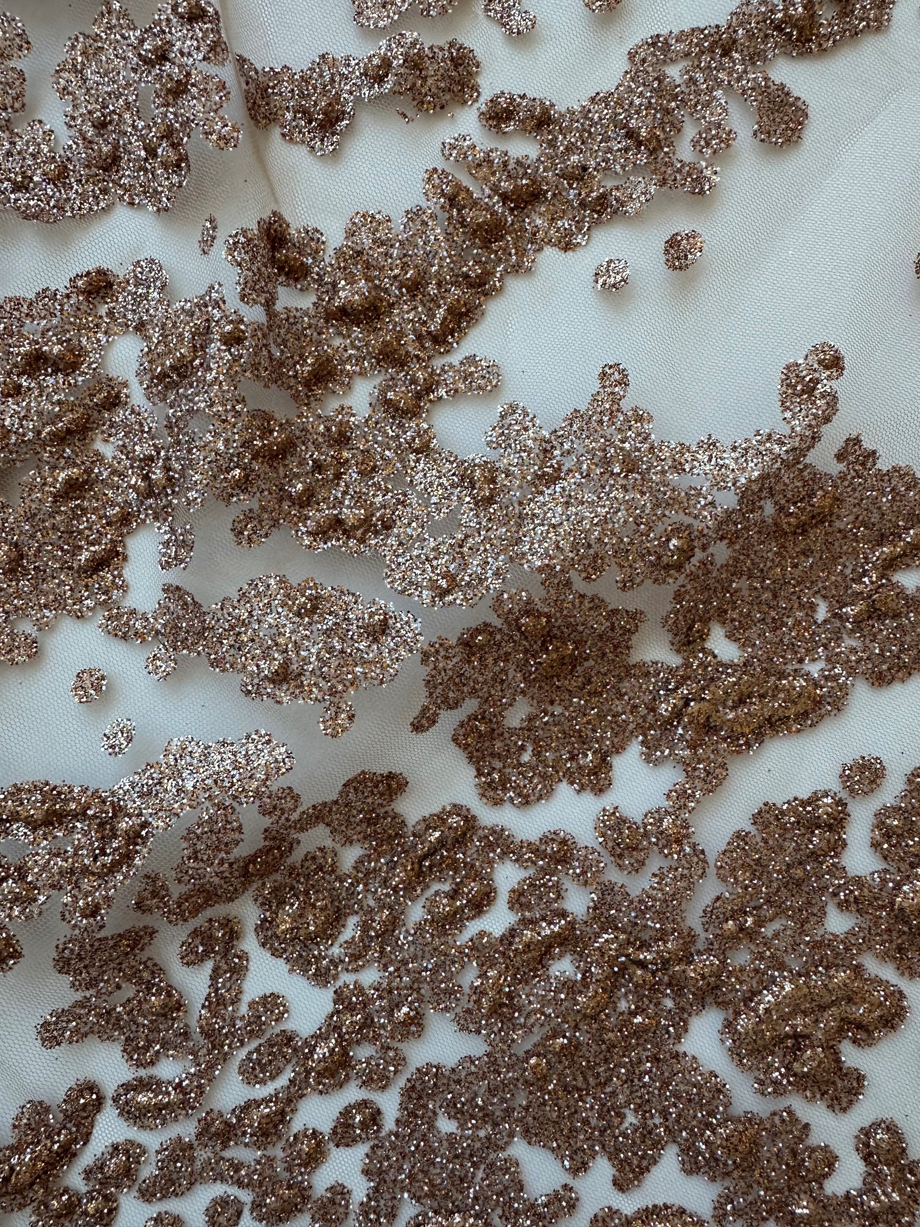 Bronze Glitter Tulle - Colby