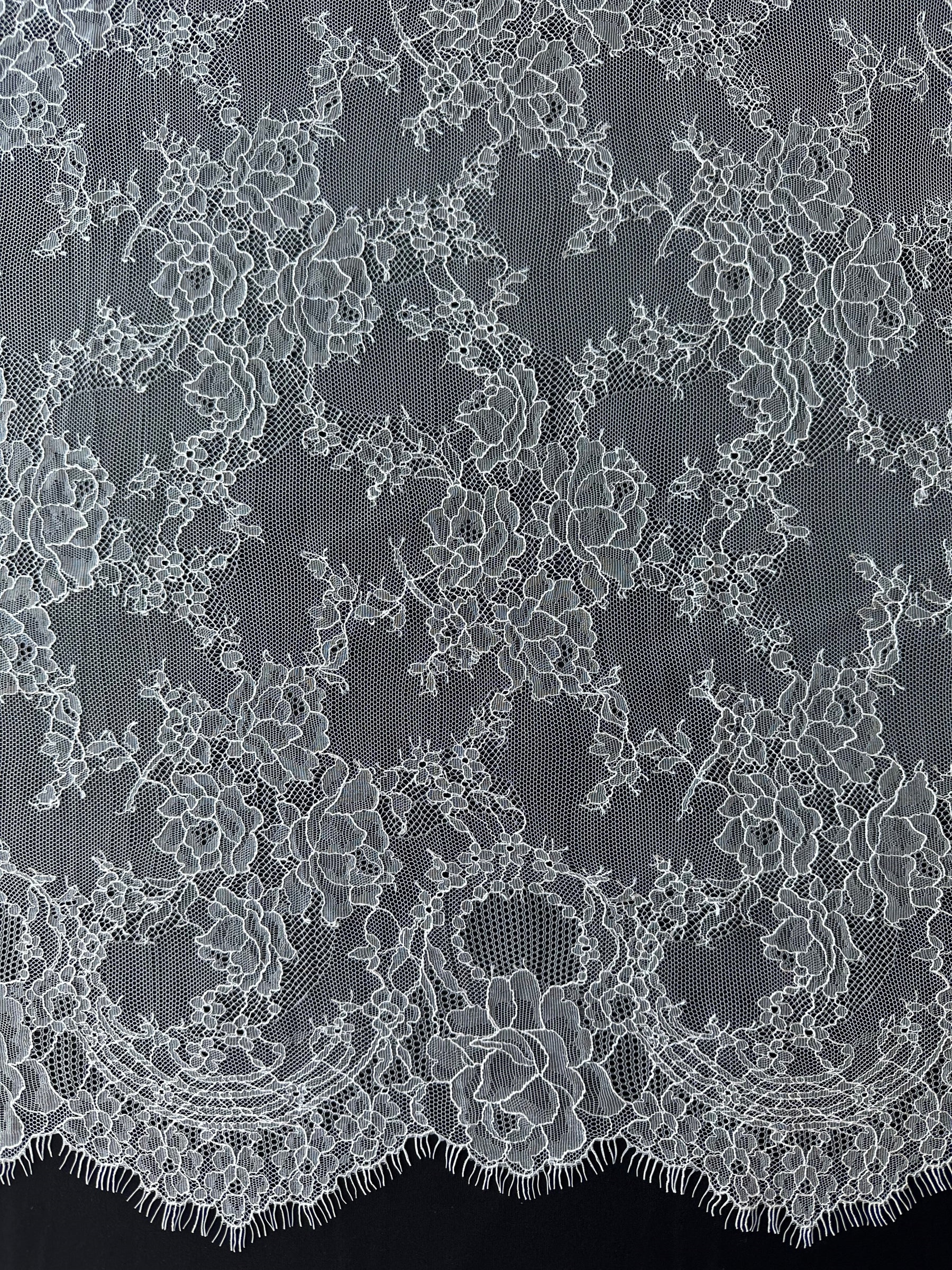 Ivory Chantilly Lace - Camden