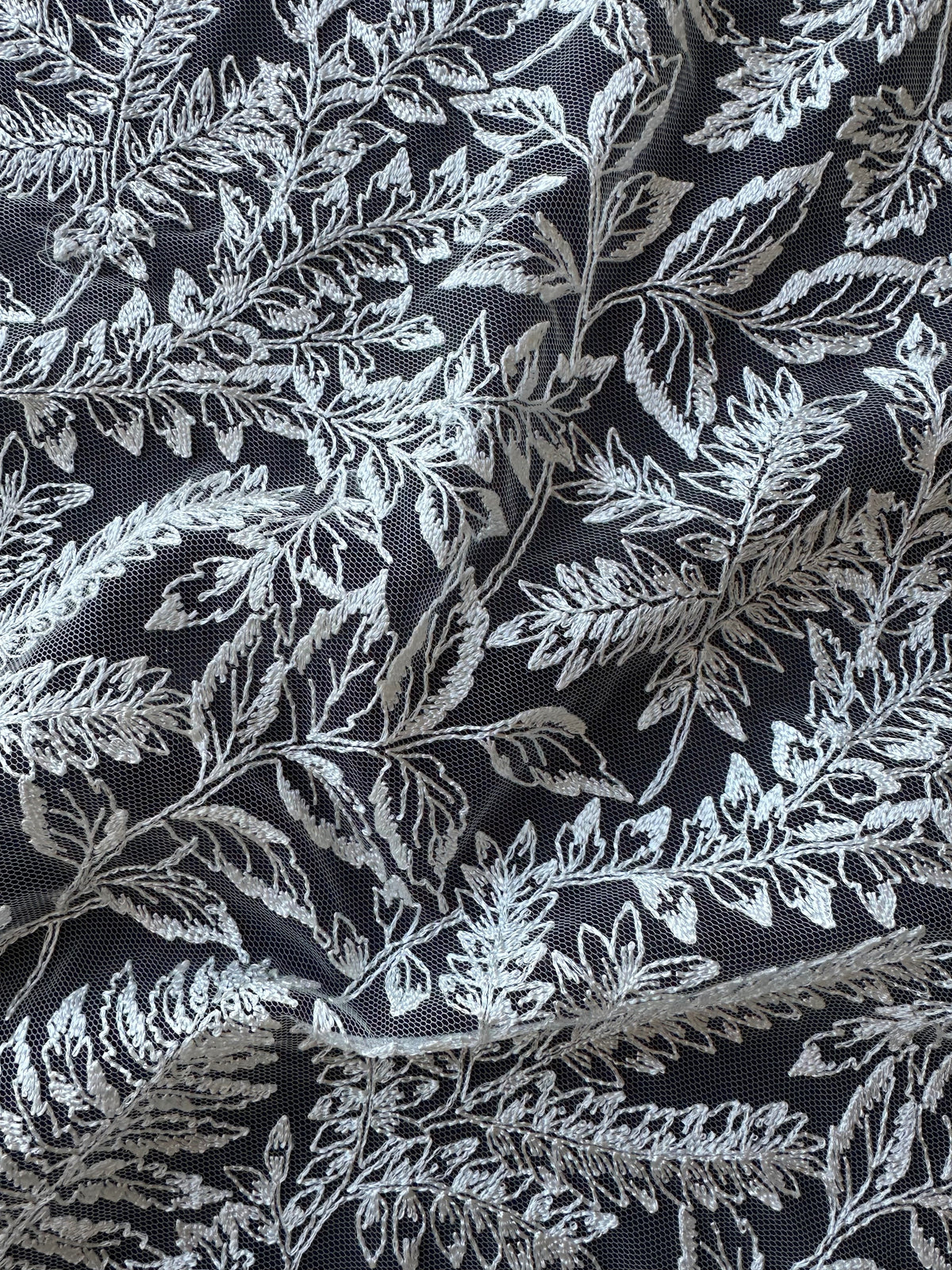 Ivory Embroidered Lace - Zulu