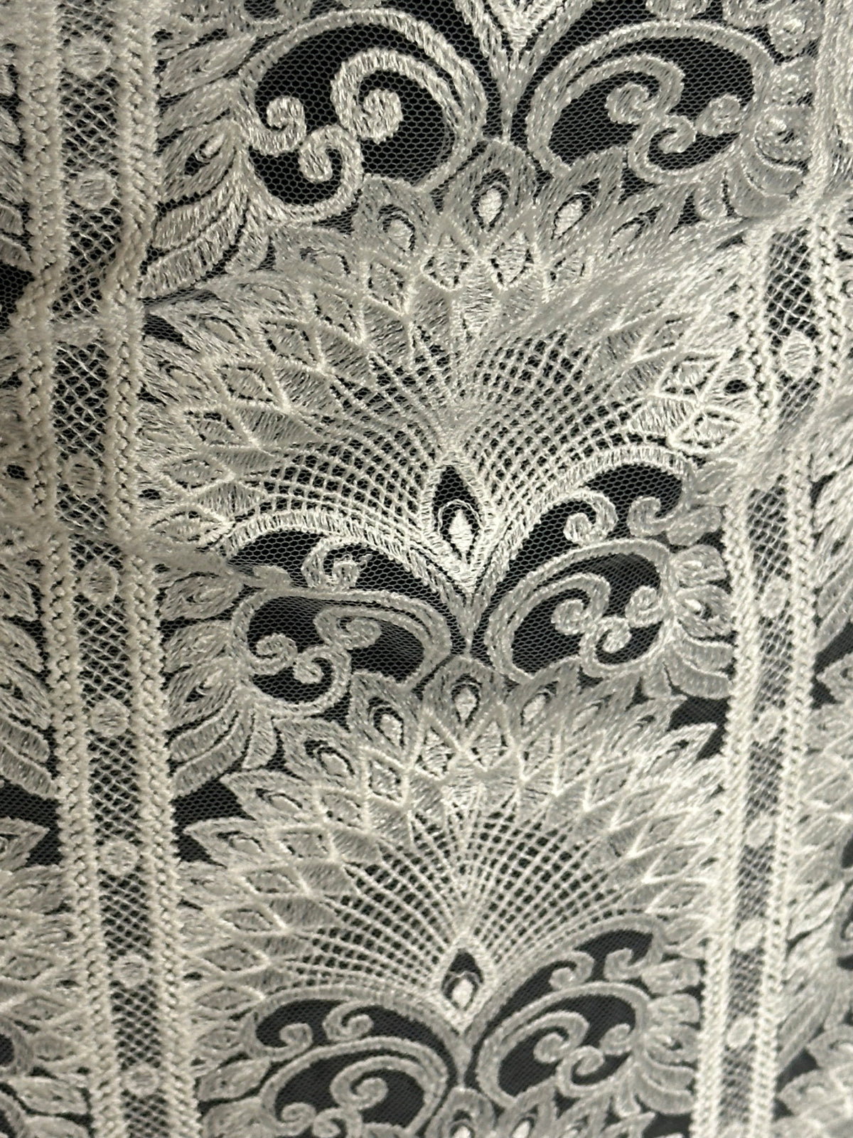 Ivory Embroidered Lace - EB5044