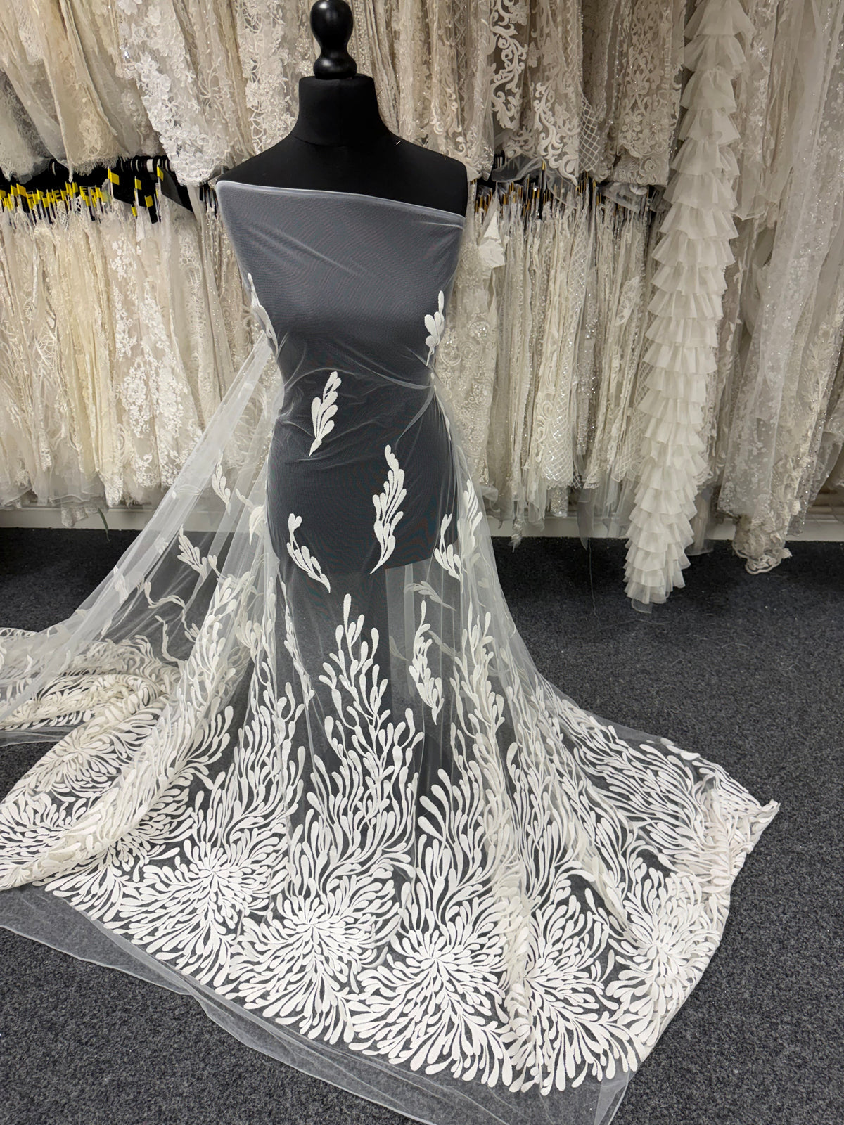 Ivory Embroidery Lace - EB5053