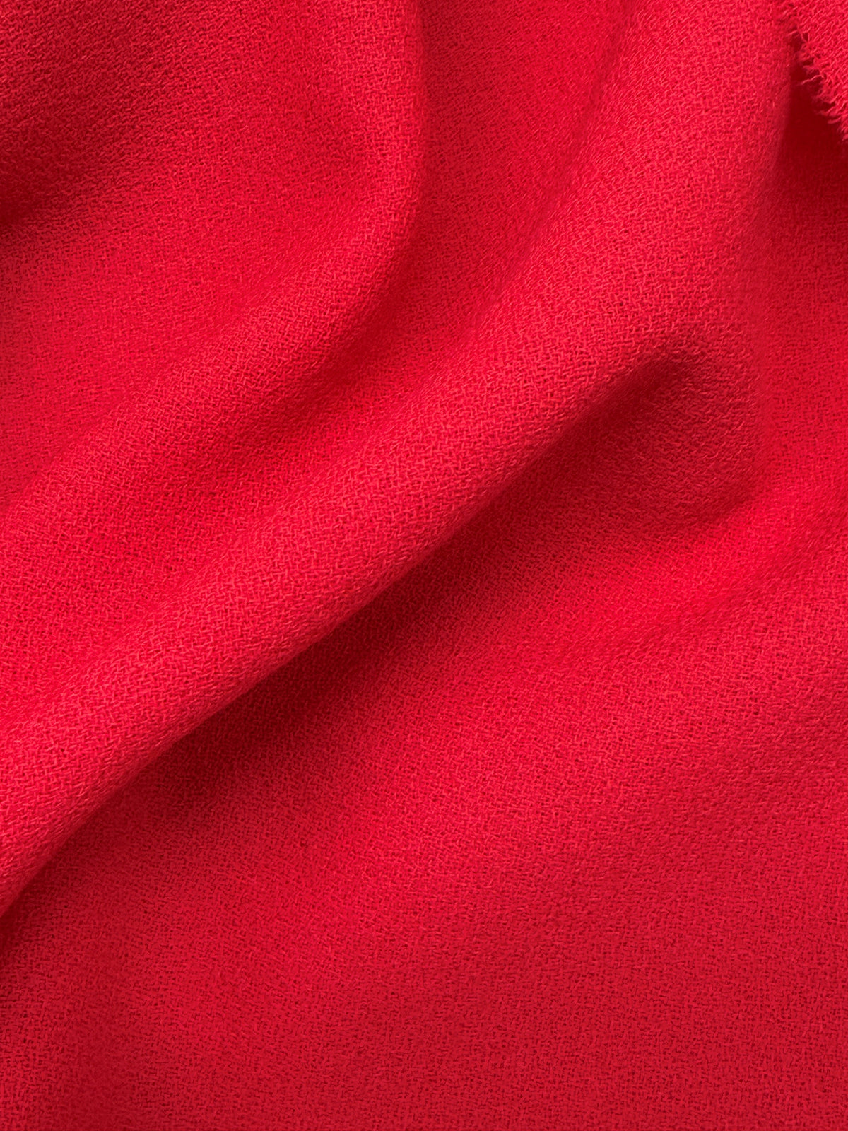 Red Italian Wool Crepe - P640
