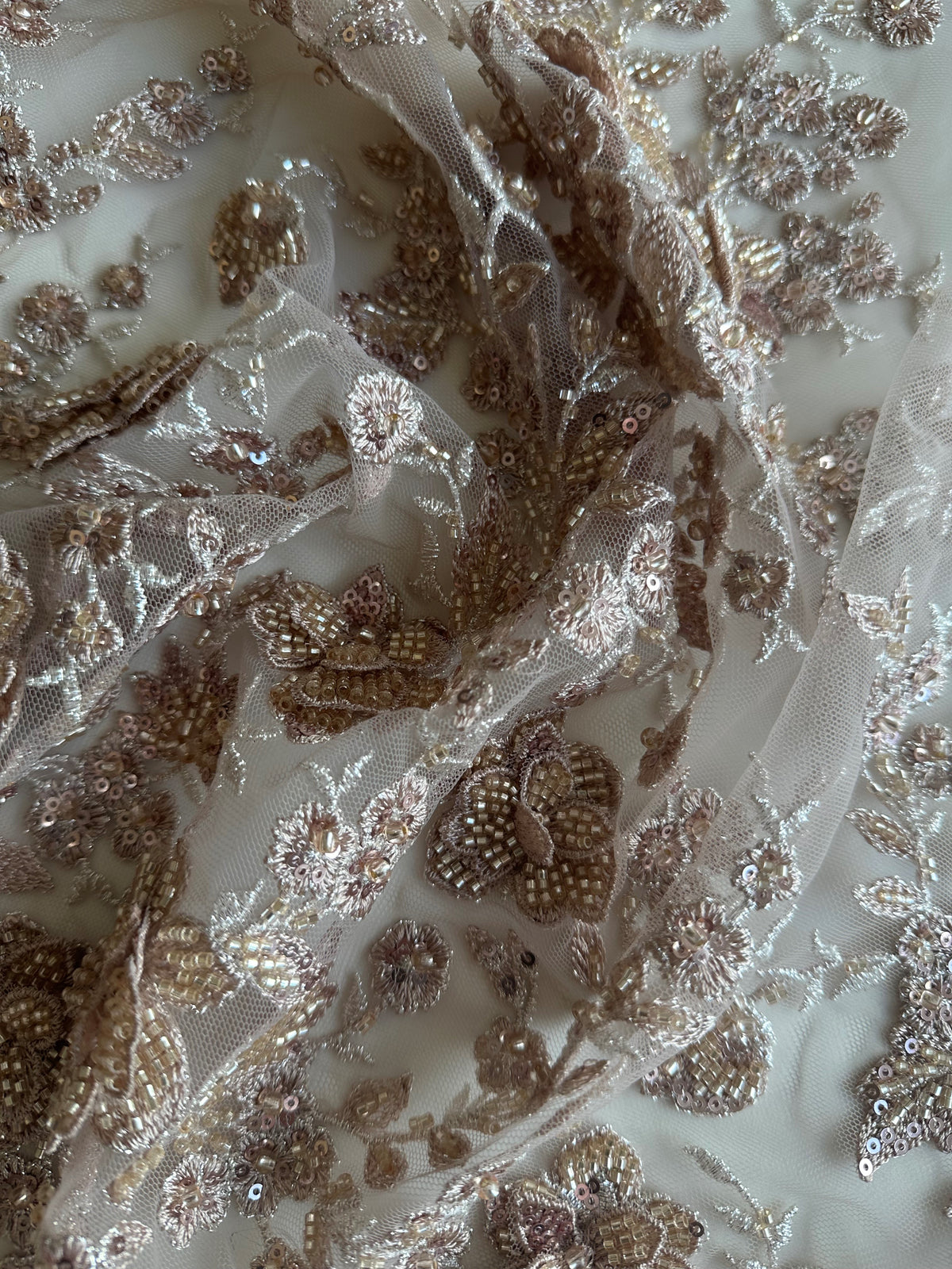 Gold Beaded Lace - Dillon