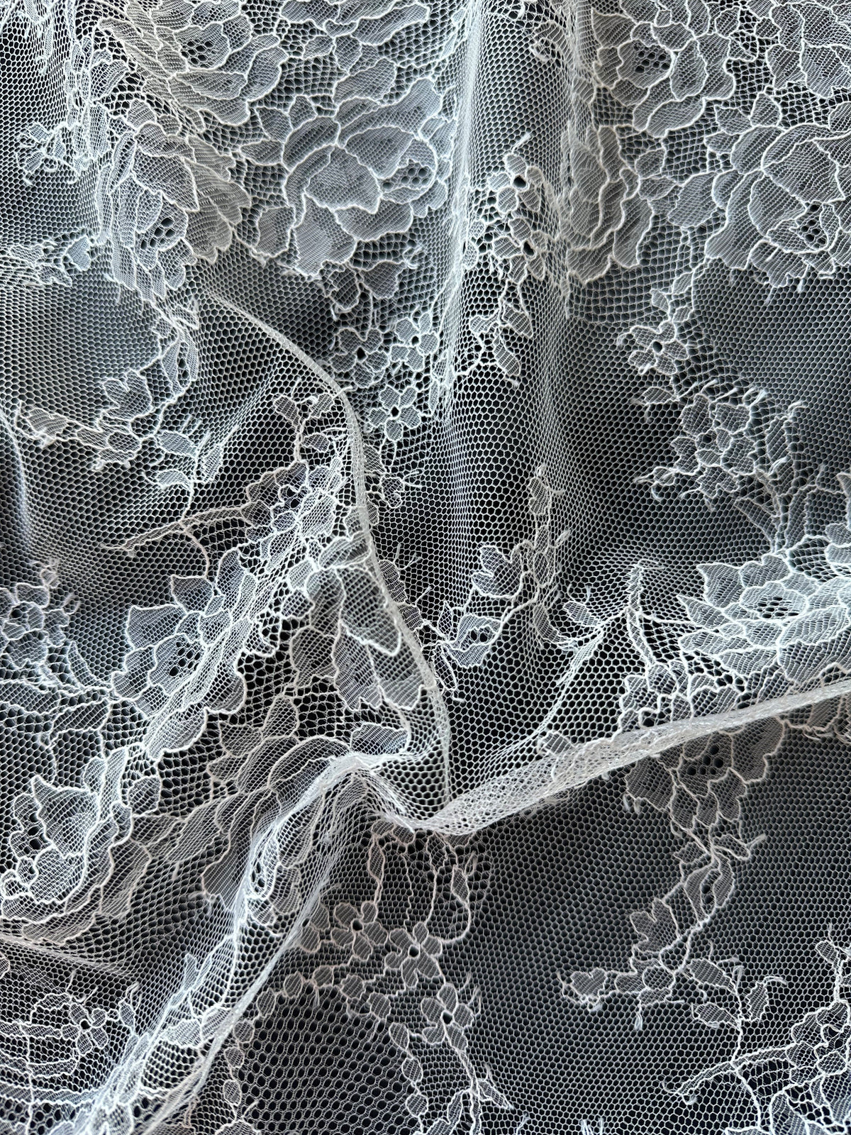Ivory Chantilly Lace - Camden