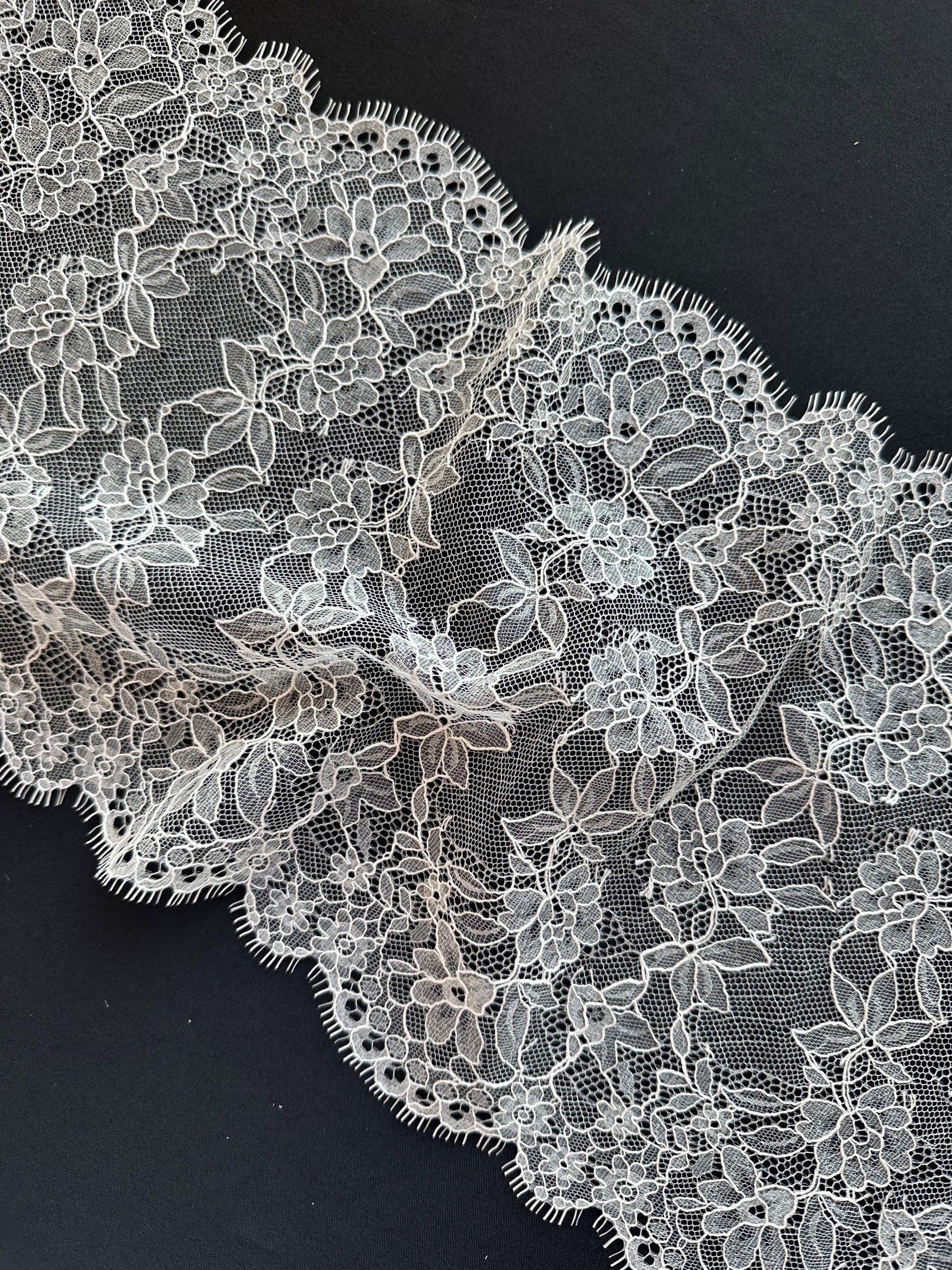 Ivory Bridal Lace Trim - Corey