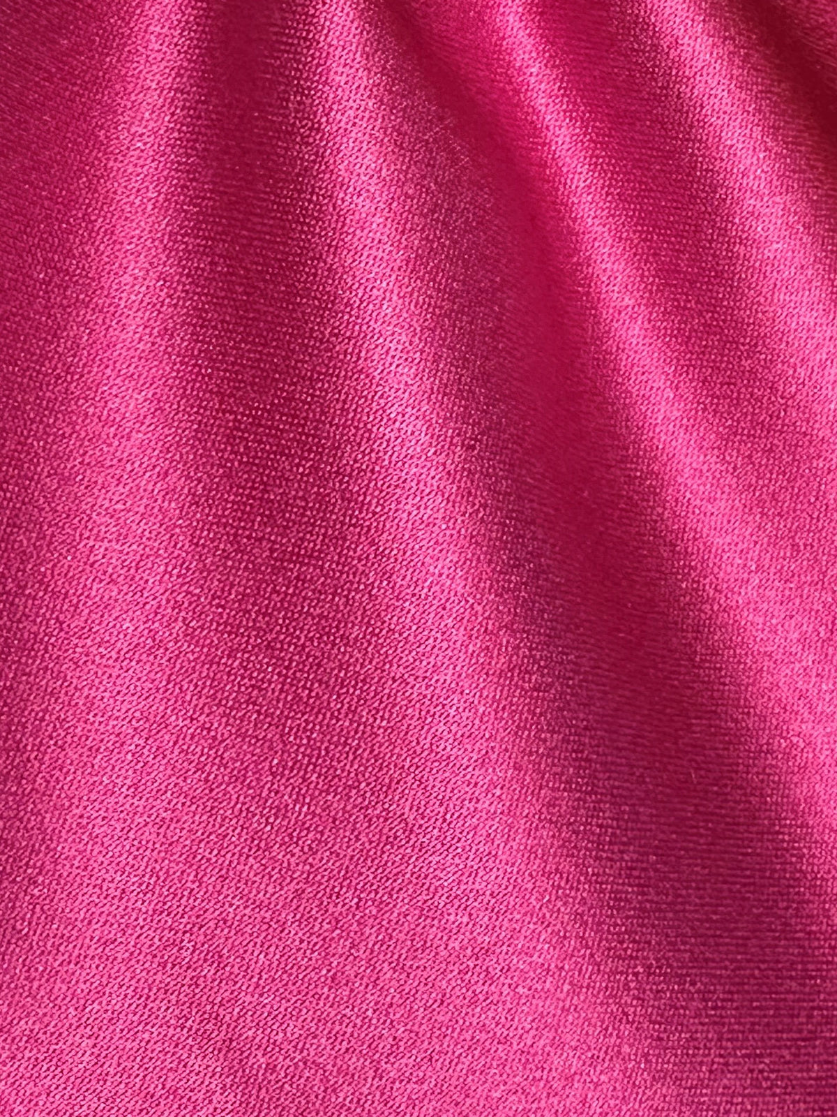 Fuchsia Polyester Satin - Classique