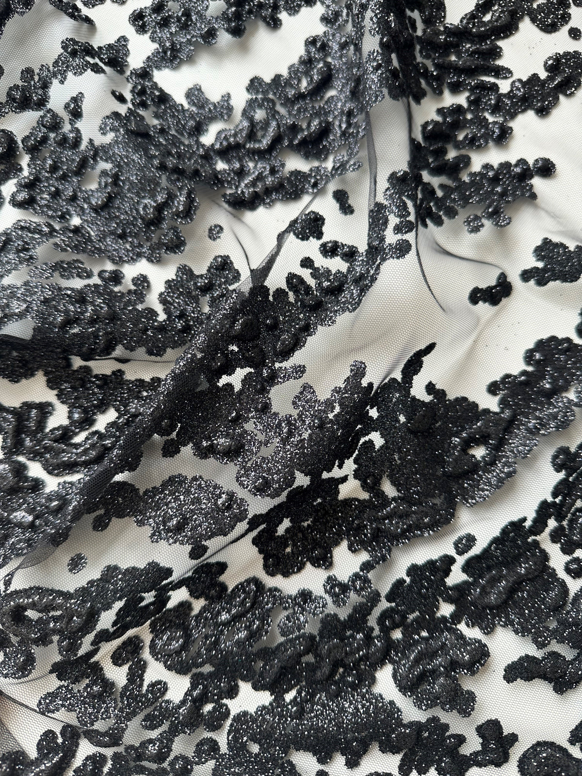 Black Glitter Tulle - Adair