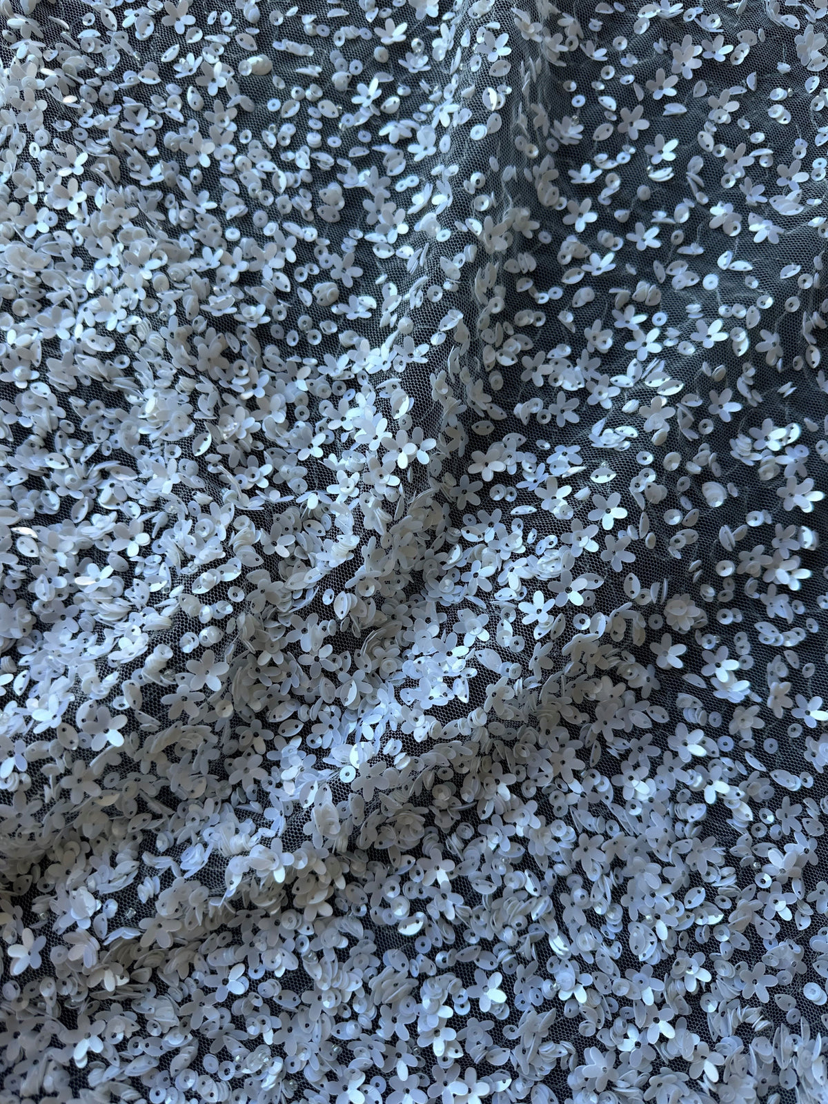 Ivory Sequin Lace - Caris