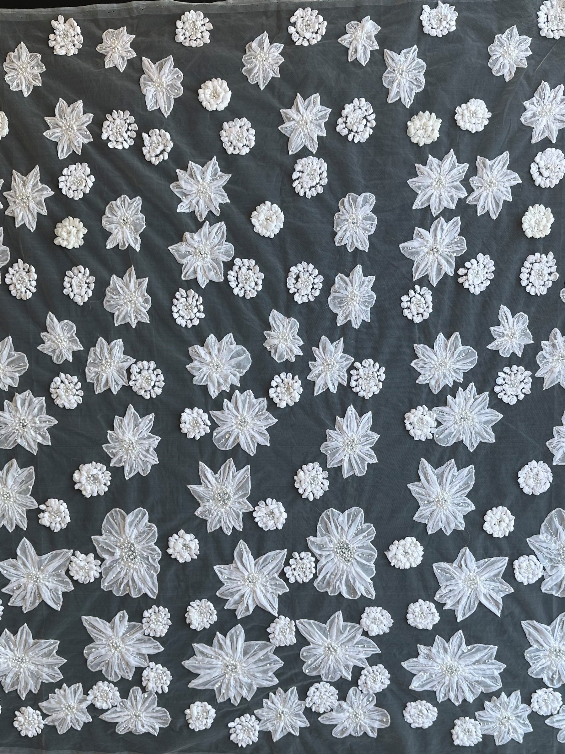 Ivory Floral Lace - Jude