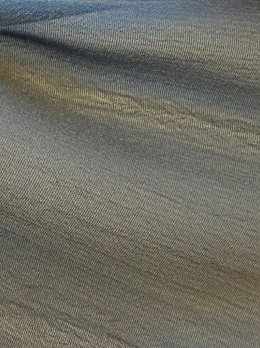 Gunmetal Polyester Chiffon - Gemini