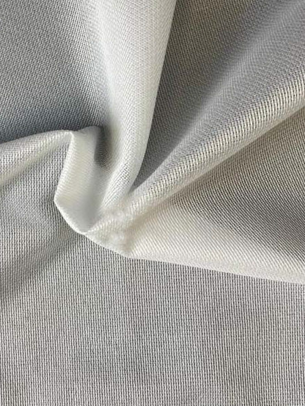 White Knitted Iron on Interlining - IN0004