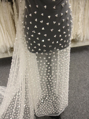 Ivory Sequined Lace - Primula