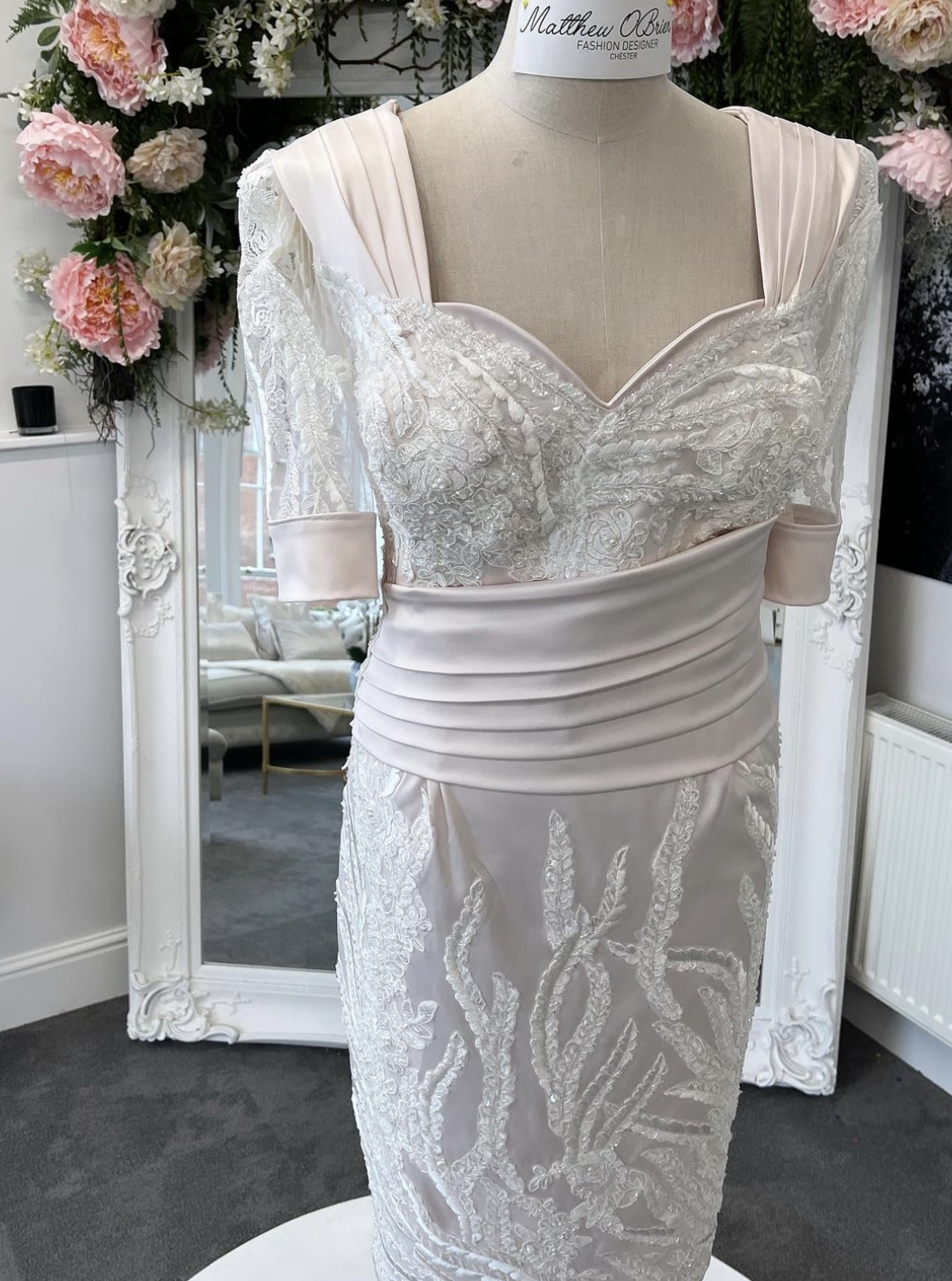 Ivory Embroidered Lace - Willow