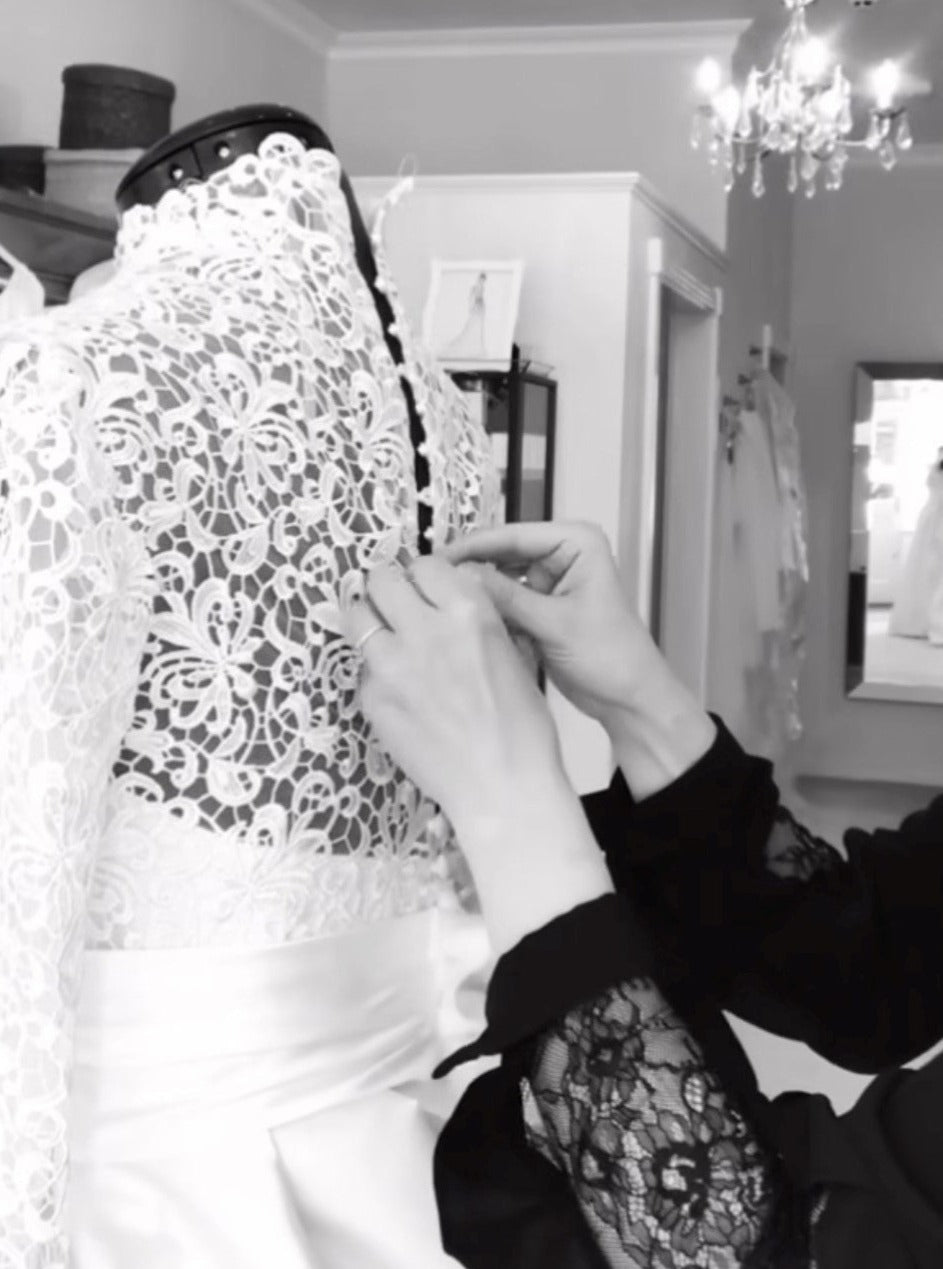 Ivory Guipure Lace - Reese