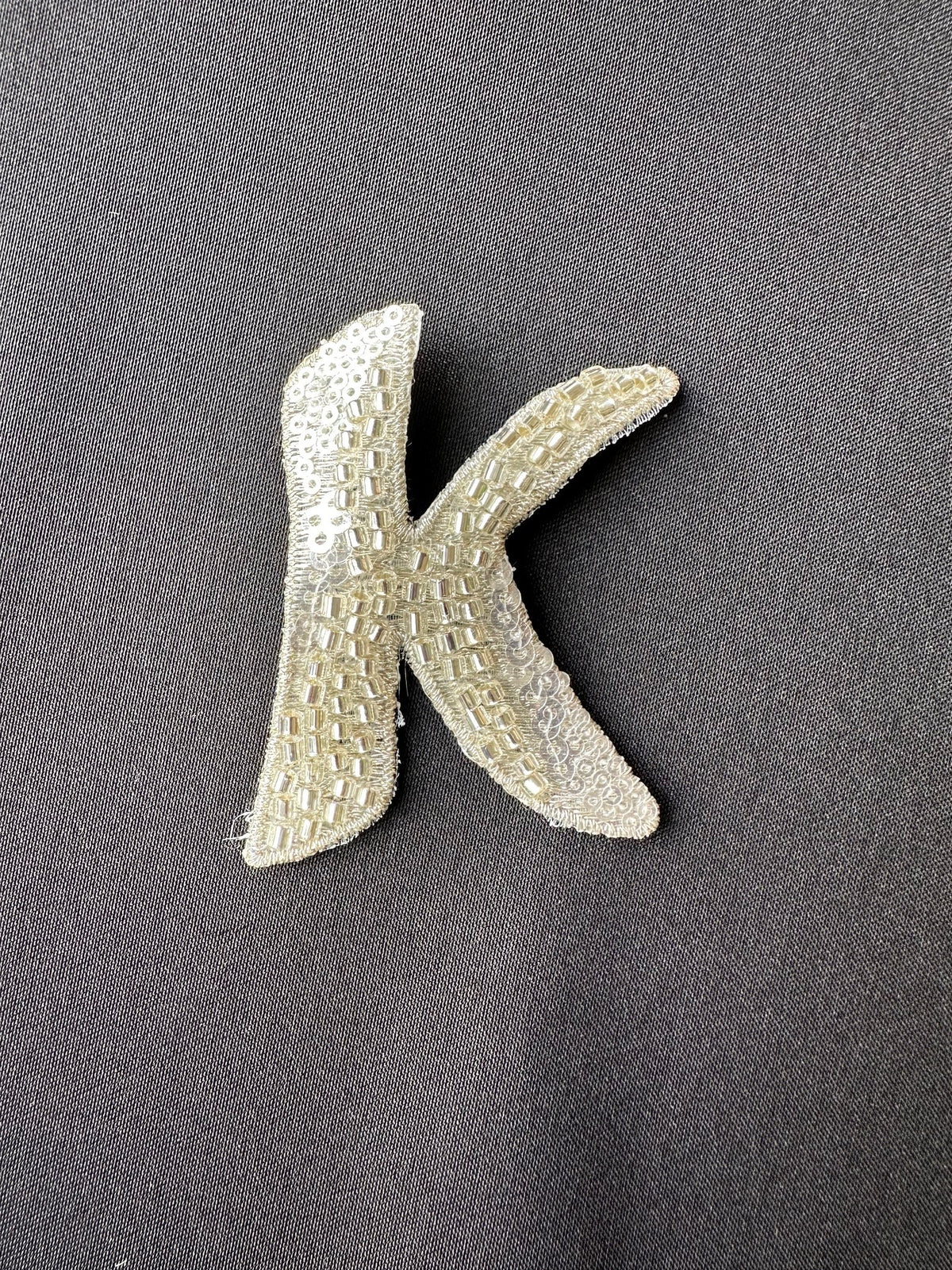 Beaded Letter K