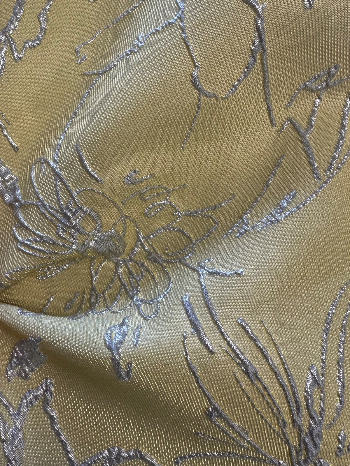Lemon Jacquard Brocade - Calamity
