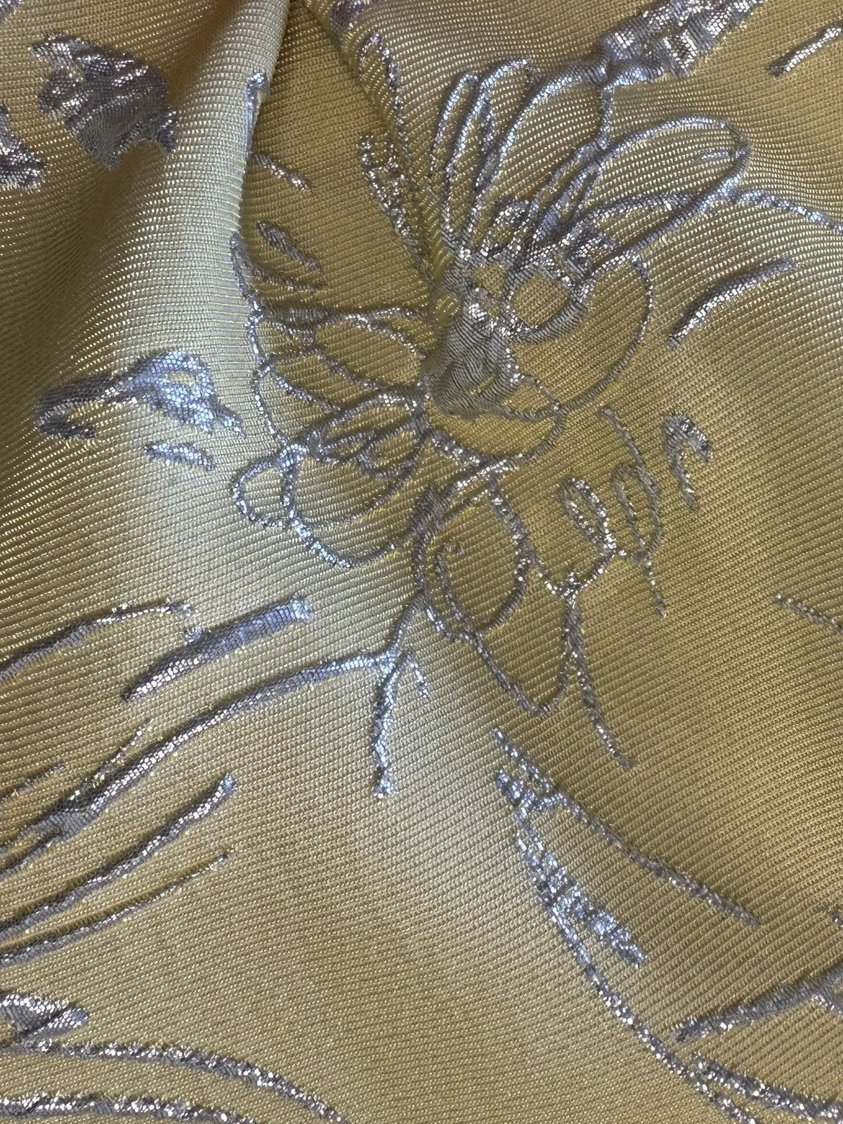 Lemon Jacquard Brocade - Calamity