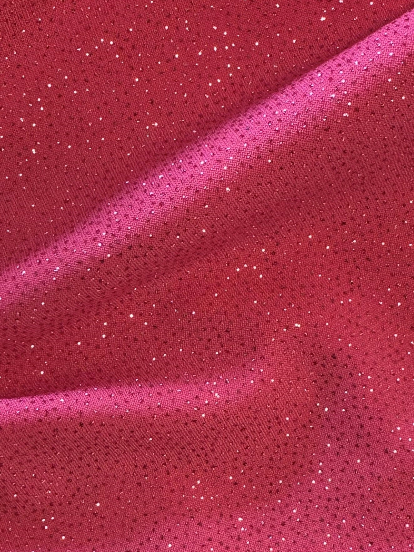 Light Pink Glitter Jersey Fabric Dazzle