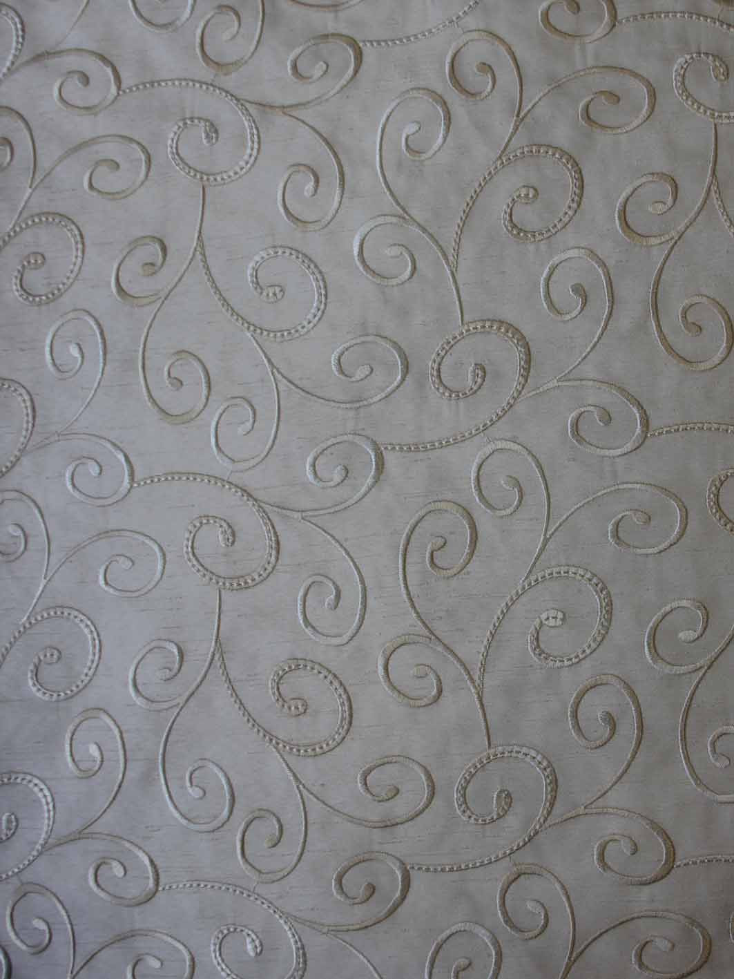 Champagne Embroidered Waistcoat Fabric - Manhattan
