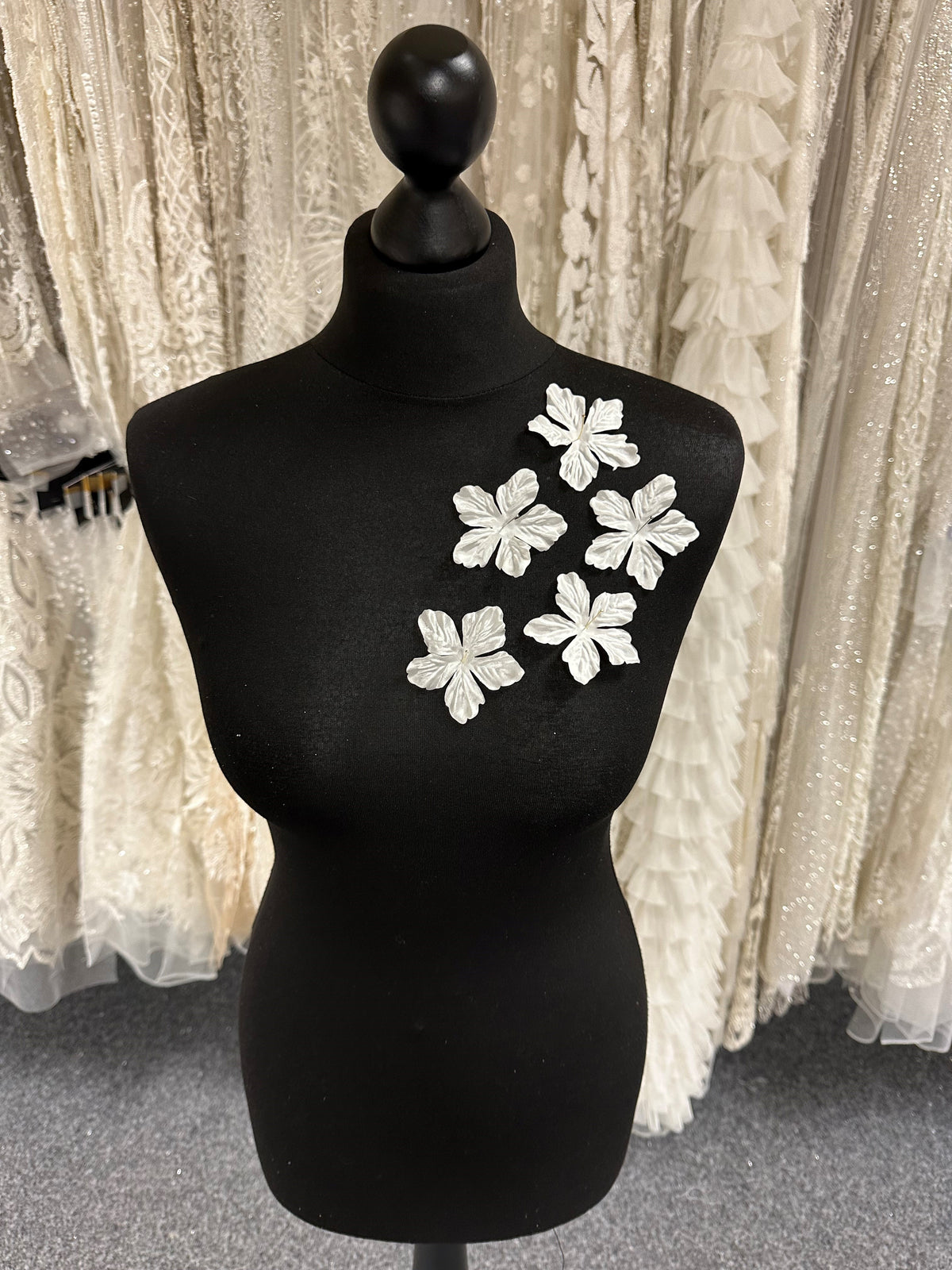 Ivory Eco Satin Flowers - MM0037 (Bag of 144)