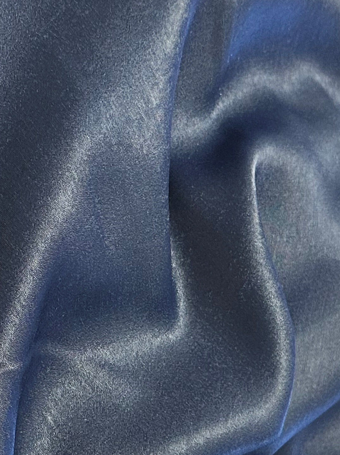 Navy Polyester Satin - Purpose