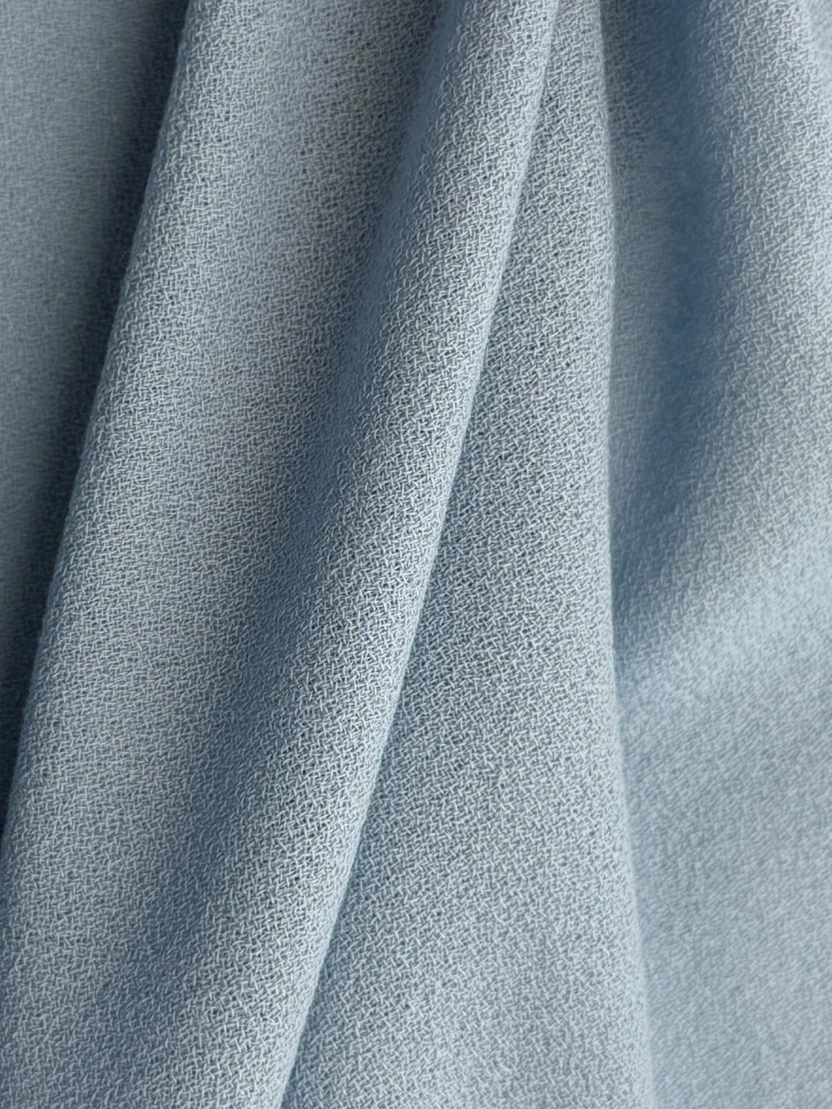 Duck Egg Italian Wool Crepe - P640