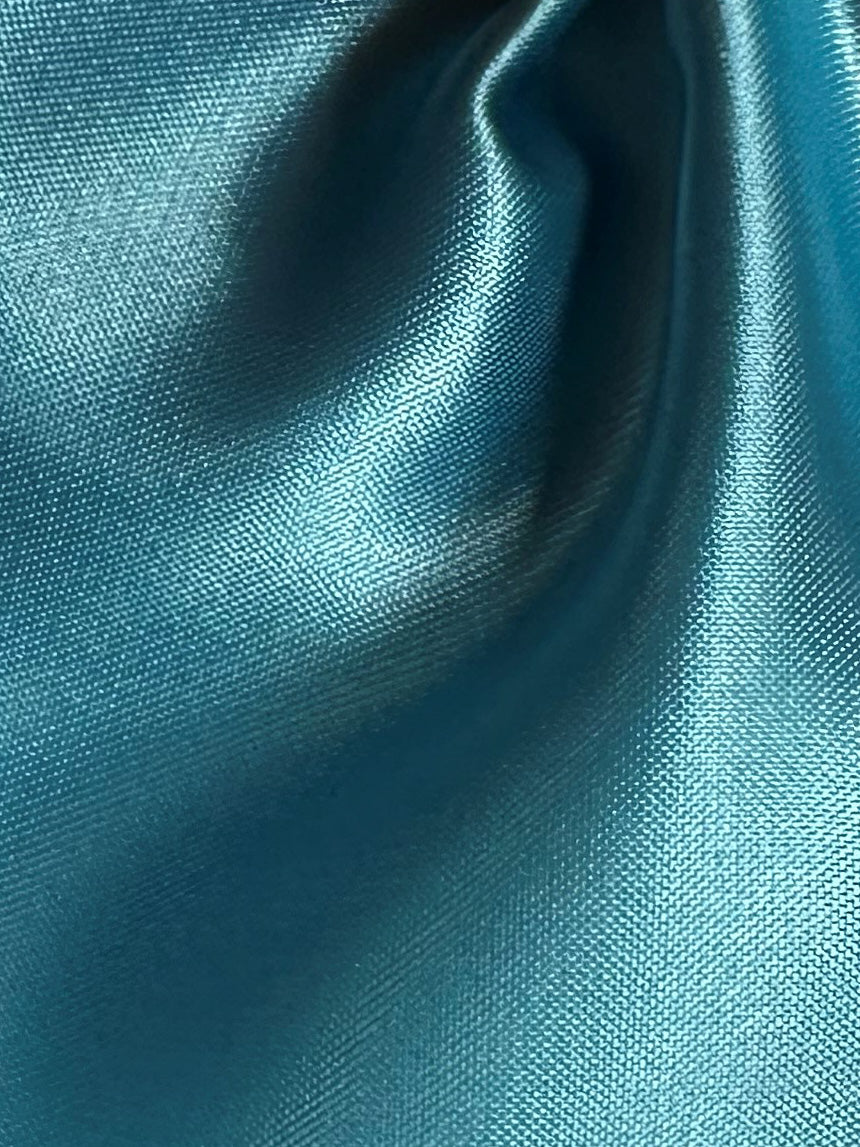 Peacock Acetate Lining Fabric - Tuscany