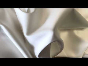 Ivory Polyester Stretch Satin - Macaroon