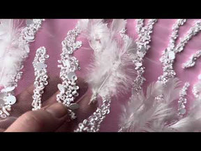 Ivory Feather Lace - Lowena